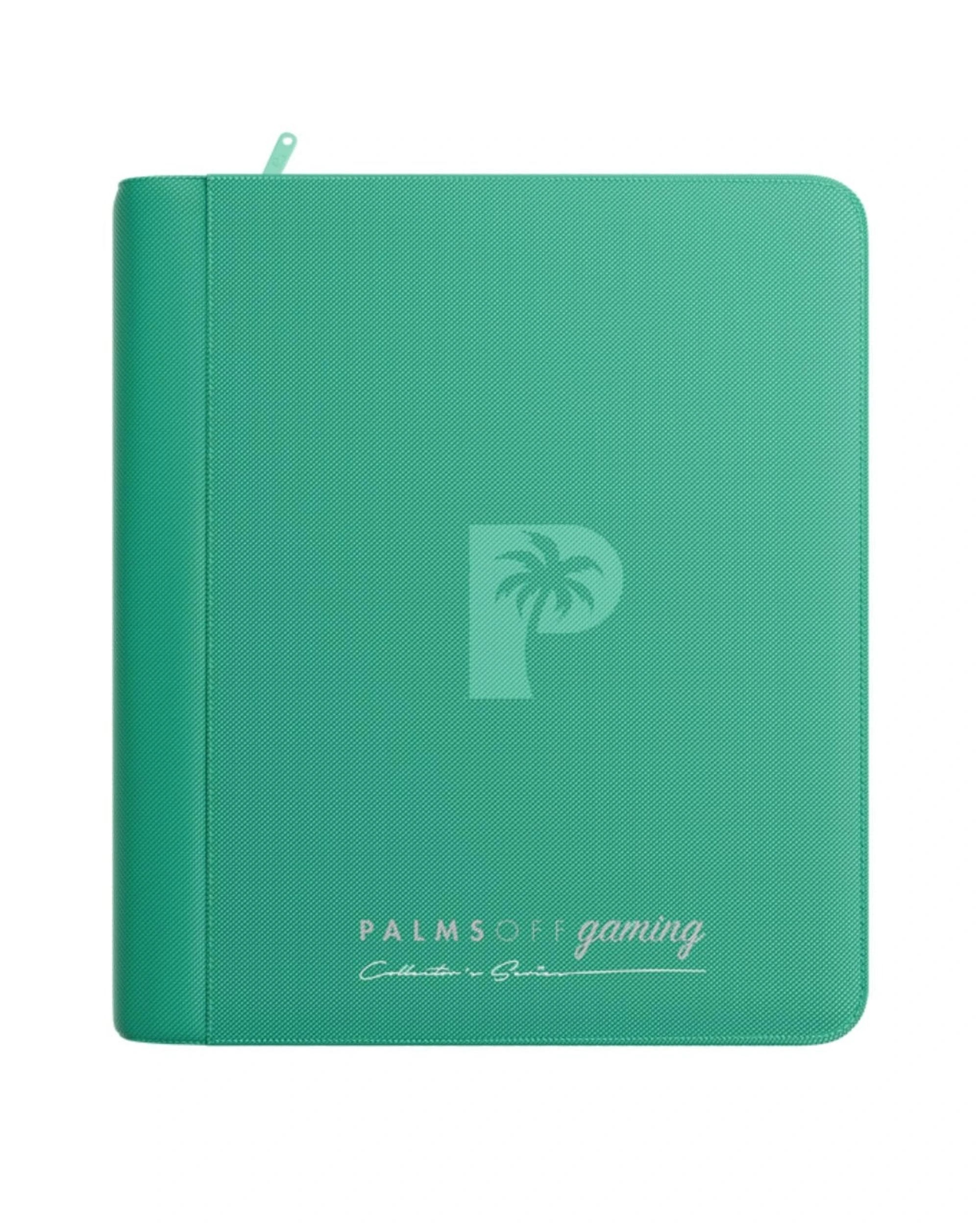 8 Palms Off Gaming Collector's Series 4 Pocket Zip Top Loader Binder Turquoise, 8 of 8