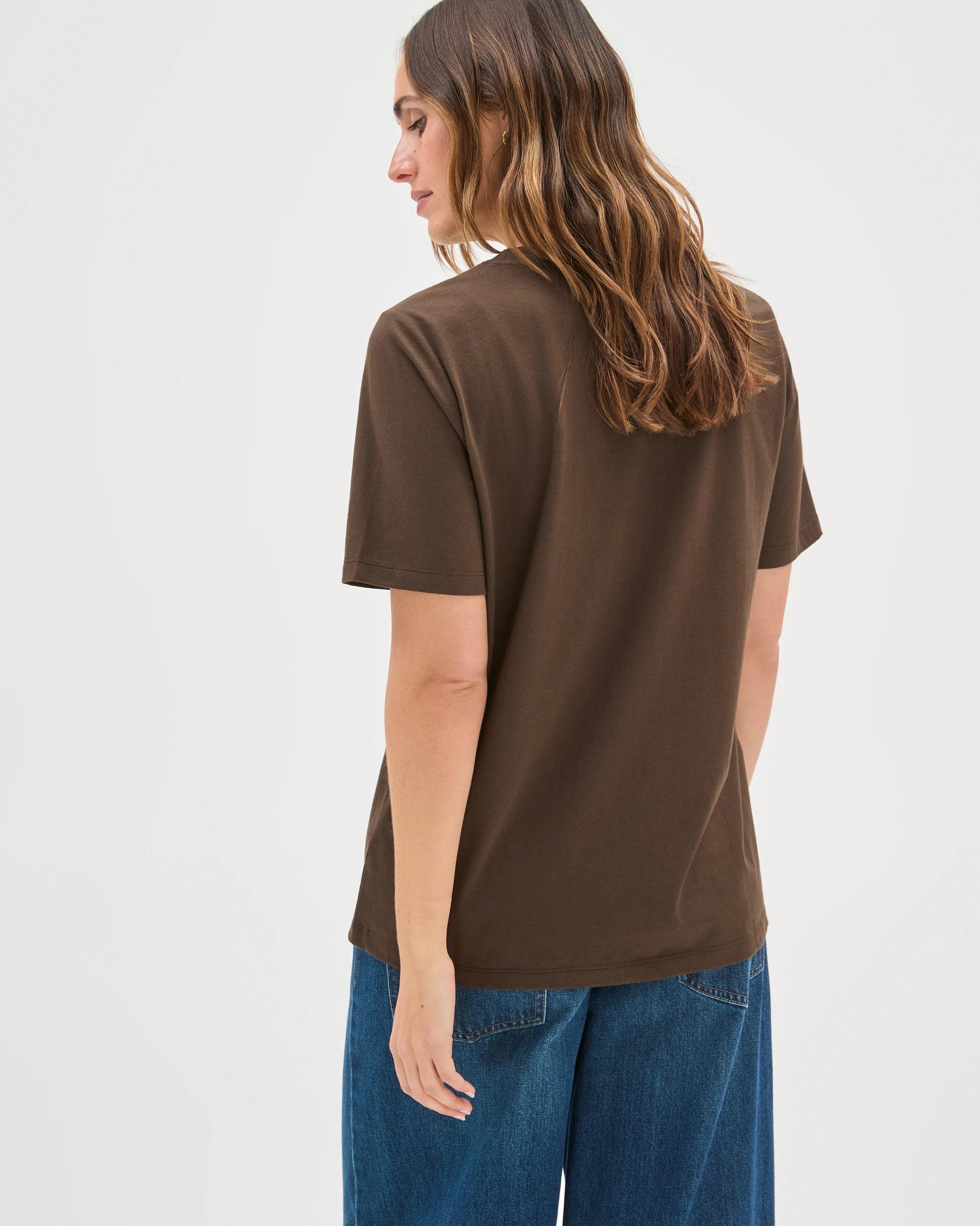 7 Target Australian Cotton Classic T-Shirt COFFEE BEAN, 7 of 7