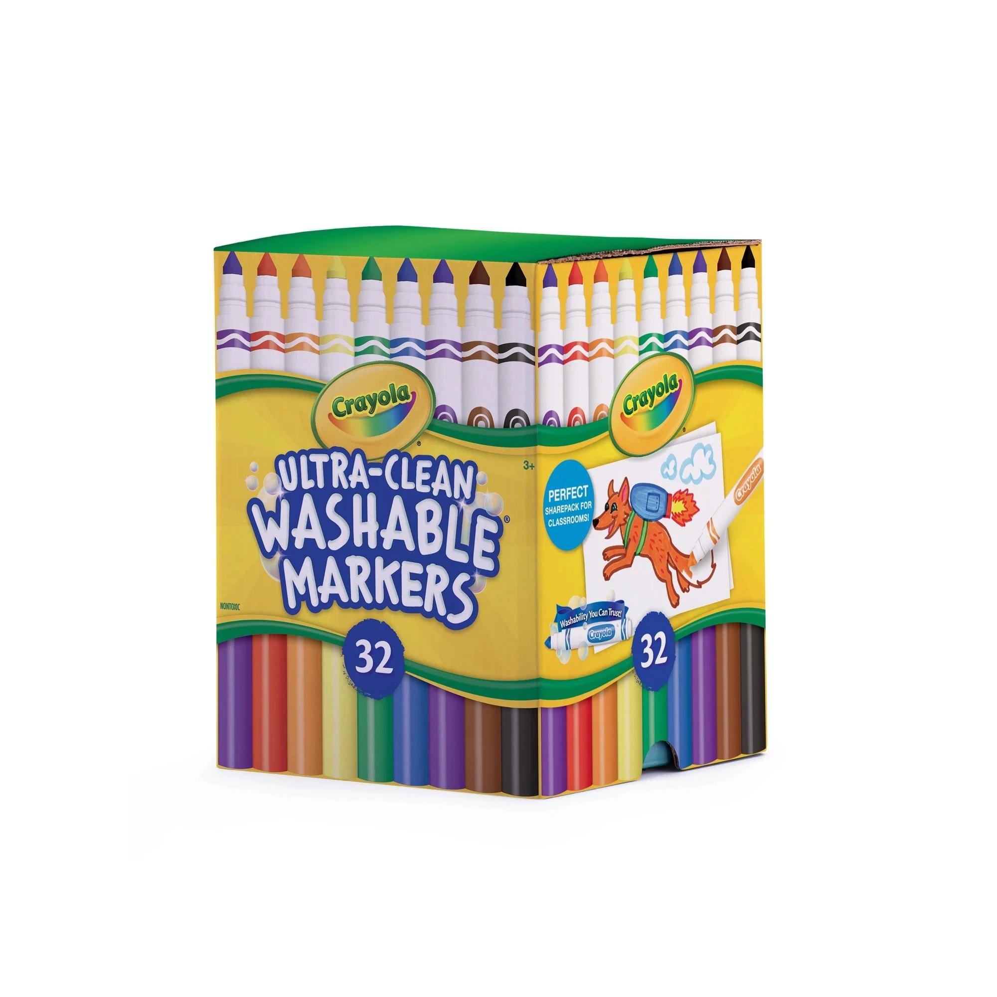 3 32 Pack Crayola Washable Broadline Markers Sharepack
 - Multi, 3 of 5