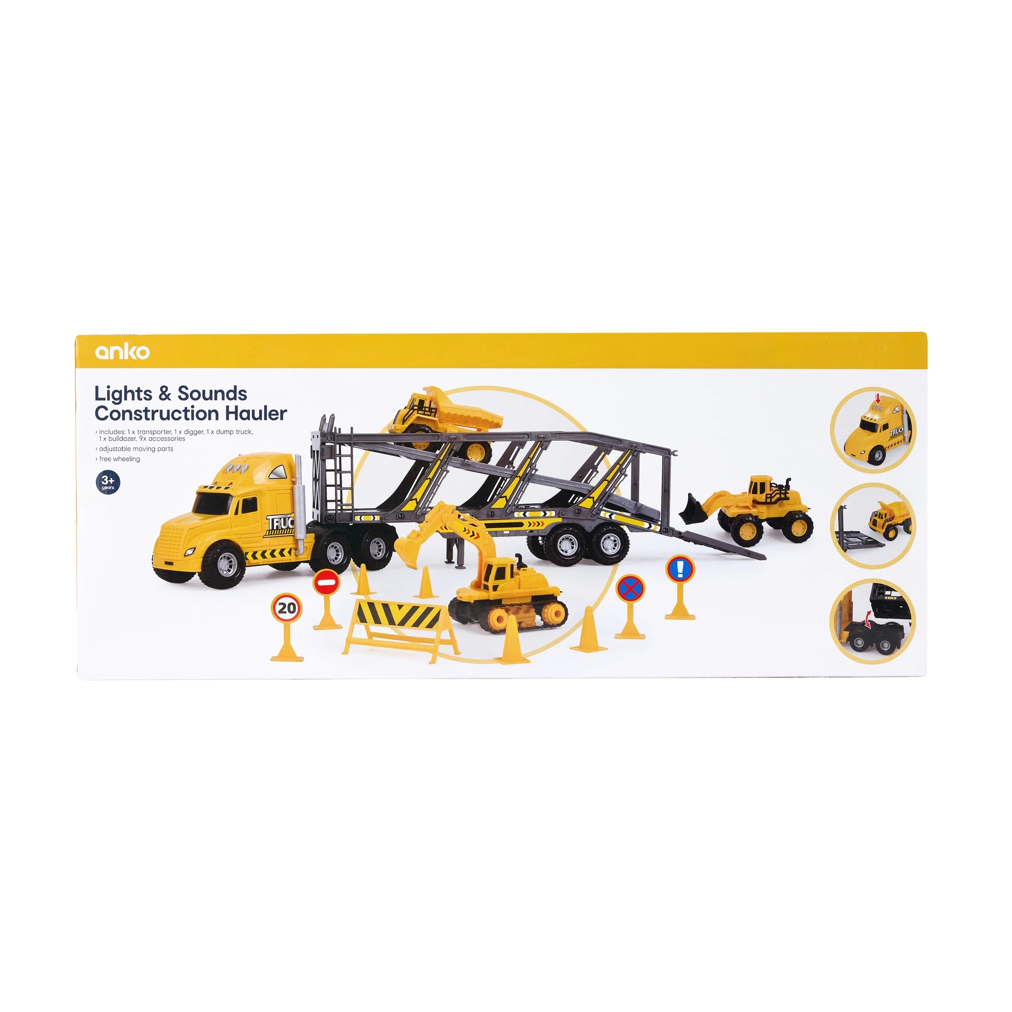 7 Lights and Sounds Construction Hauler Playset, 7 of 7