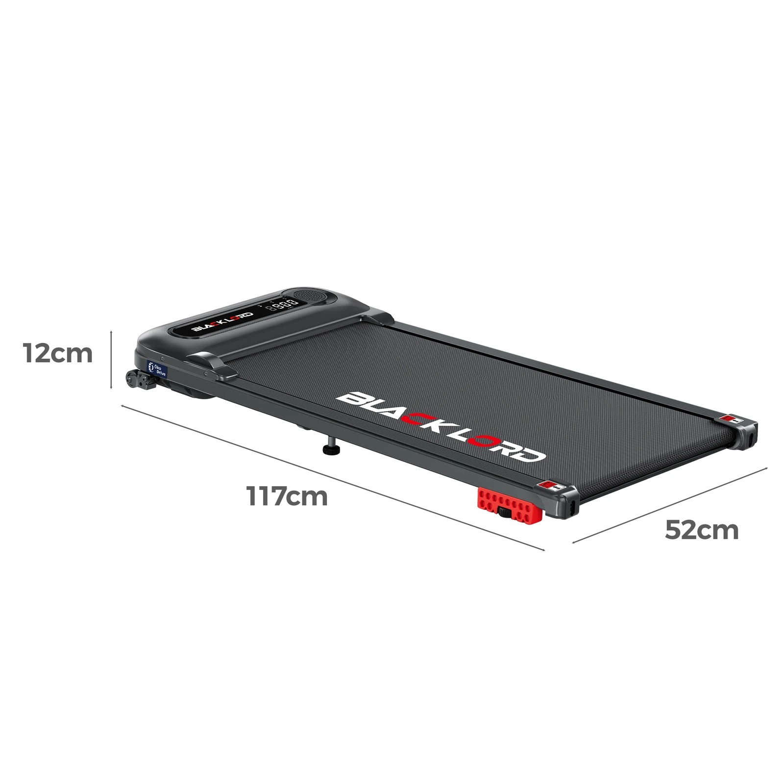 3 Black Lord Treadmill Electric Walking Pad Incline Shock Absorbers Home Gym - Black, 3 of 10