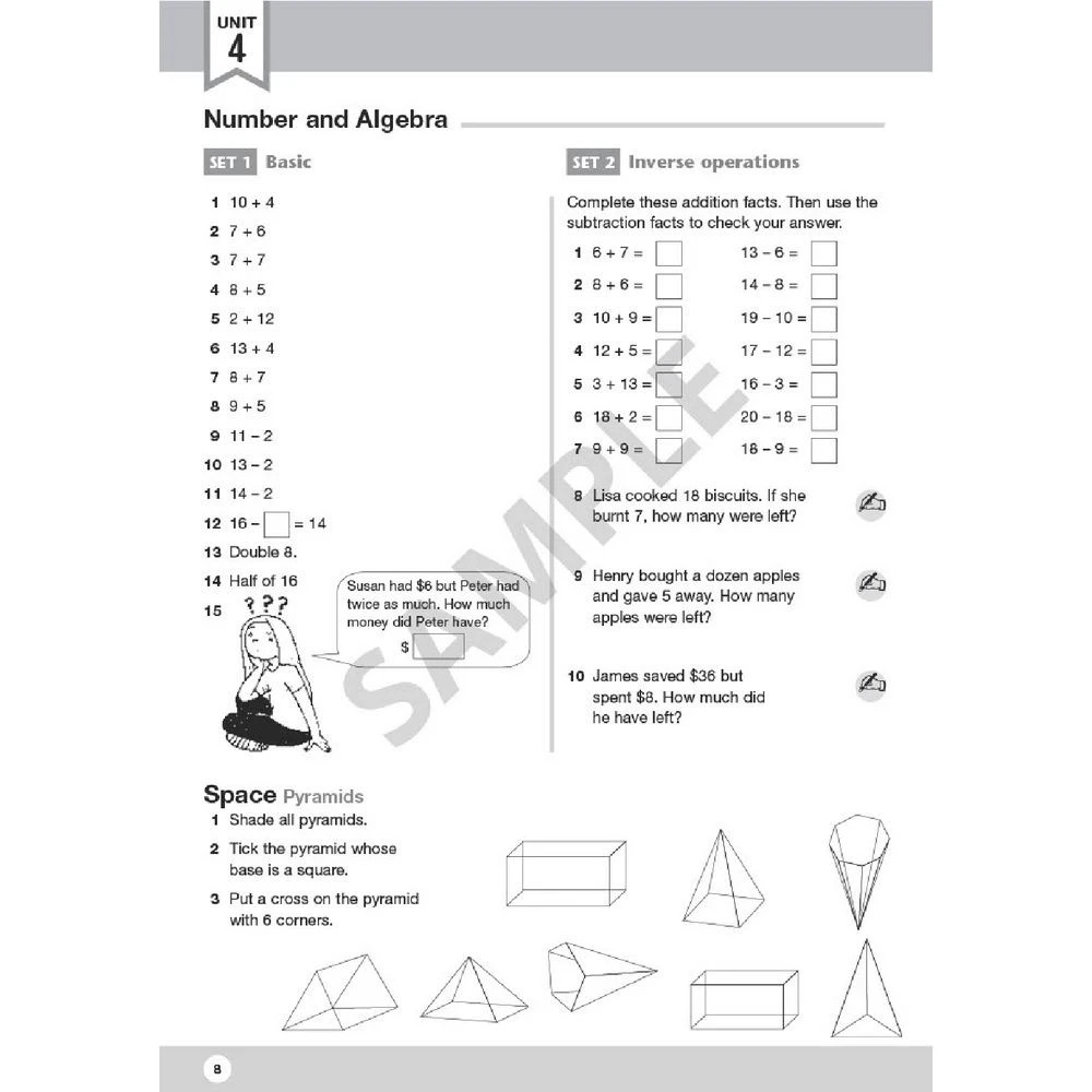 2 Maths Plus Australian Curriculum Mentals & Homework Book 3, 2 of 3