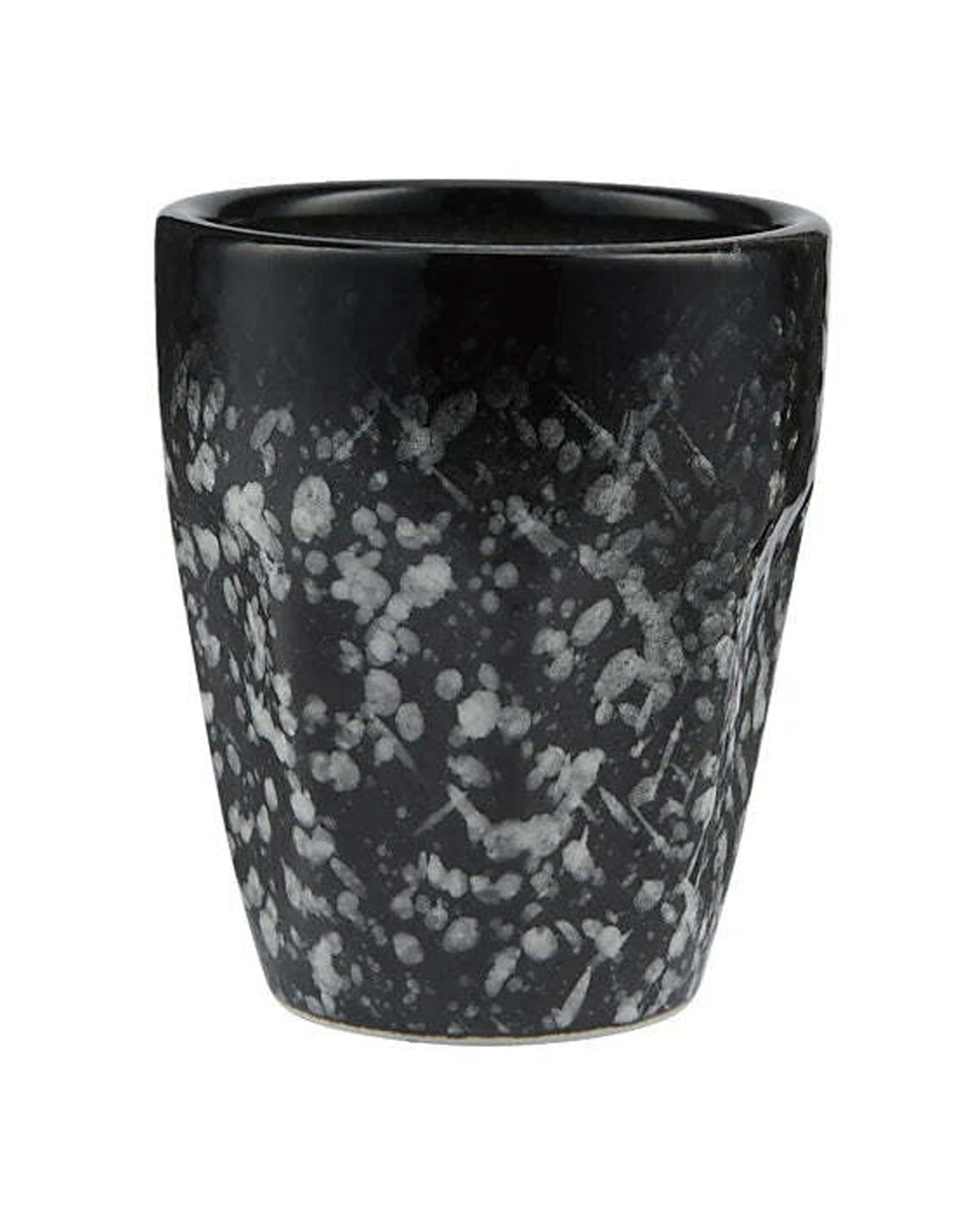 1 Maxwell And Williams Espresso Cup Caviar Granite Collection Porcelain 90ml - Black, 1 of 2