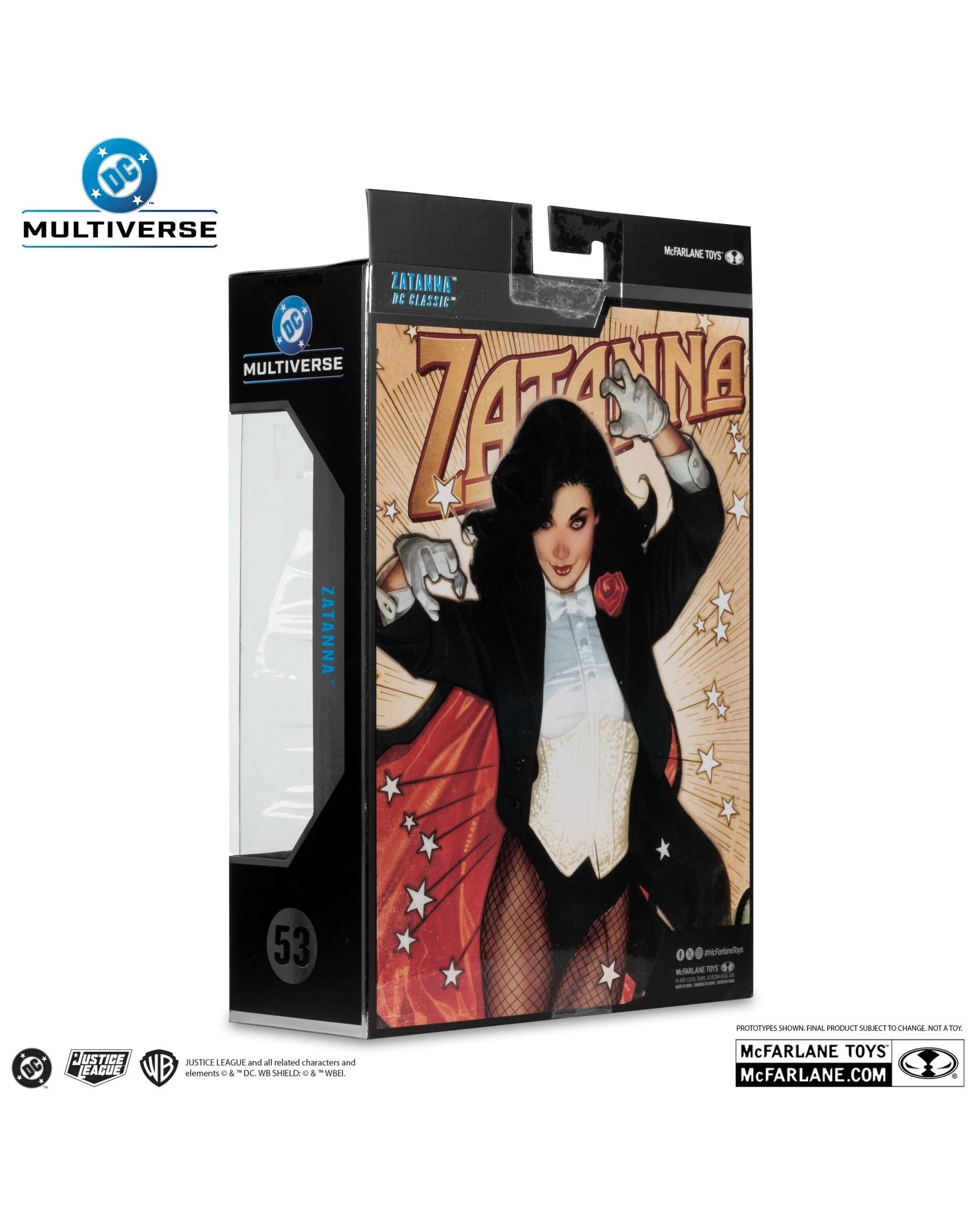 DC Multiverse Zatanna with Detective Chimp DC Classics McFarlane