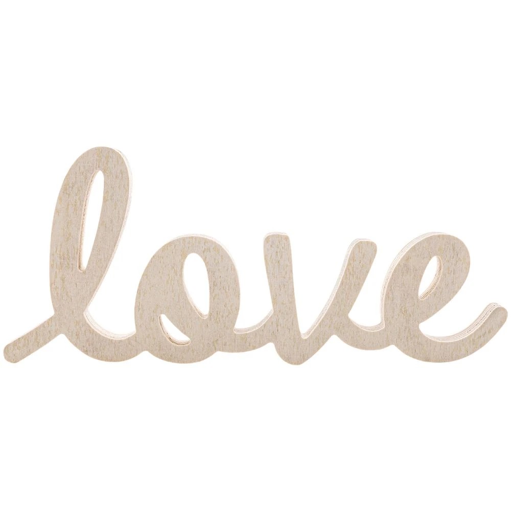 1 Born Plywood Sign Love, 1 of 4