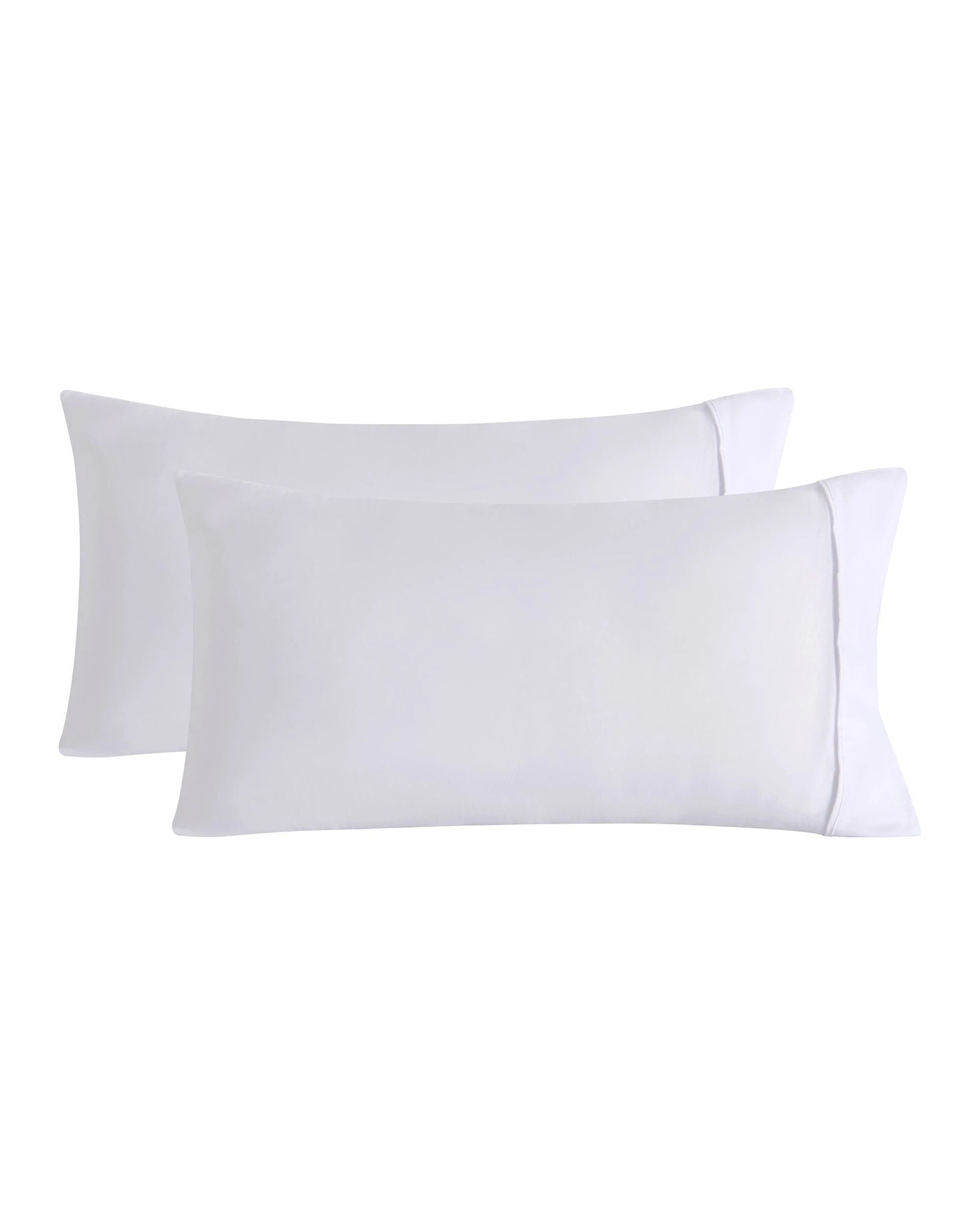 5 Dreamaker Superfine Washed Microfibre King Pillowcase Twin Pack - White, 5 of 5