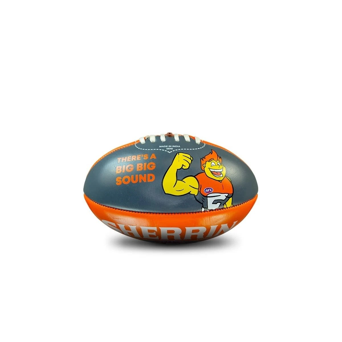 1 Sherrin Official AFL GWS Giants Softie Ball, 1 of 4