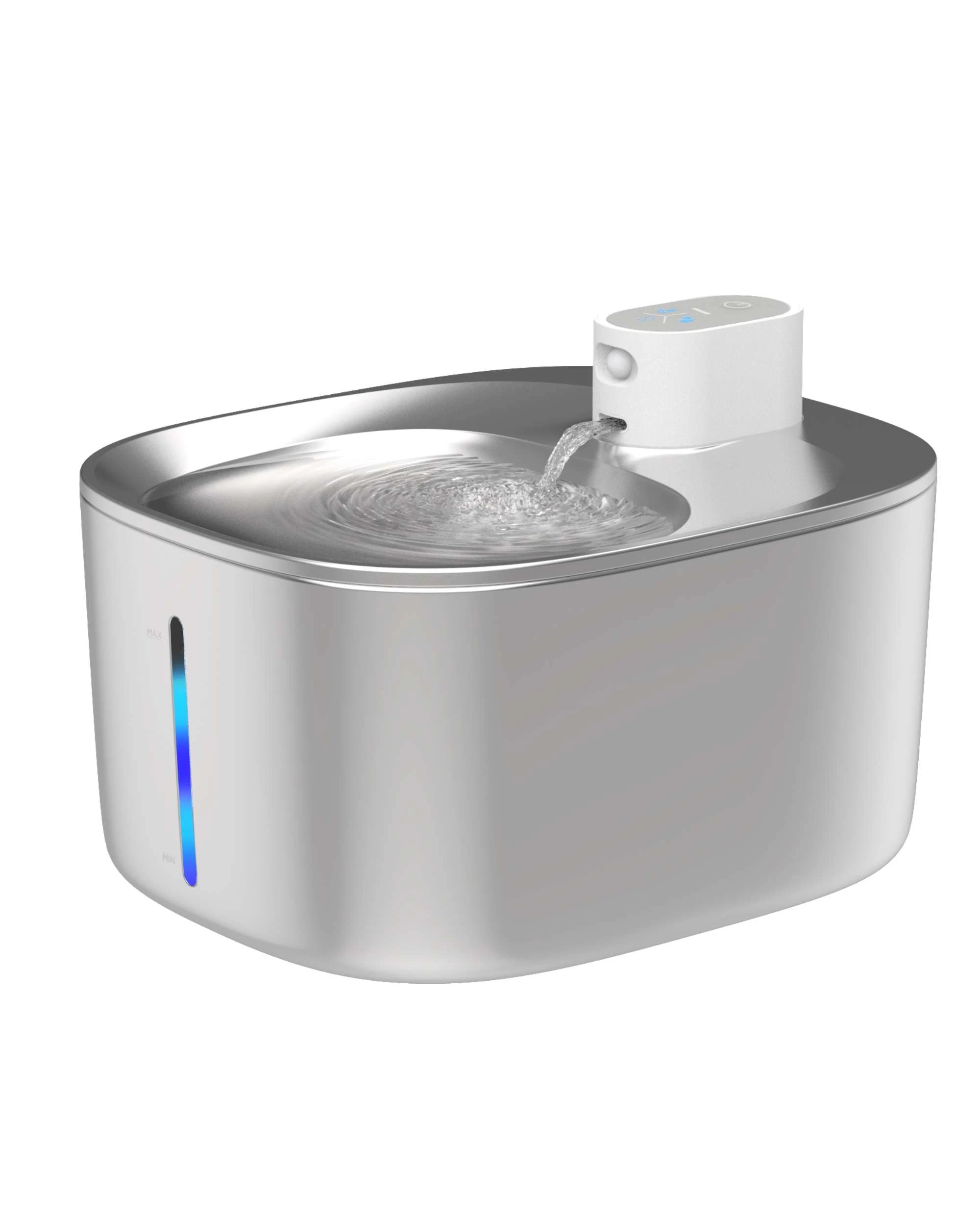 5 Advwin 5L Automatic Cat Feeder Dual Bowls + 4L  Pet Water Fountain Stainless Steel, 5 of 7