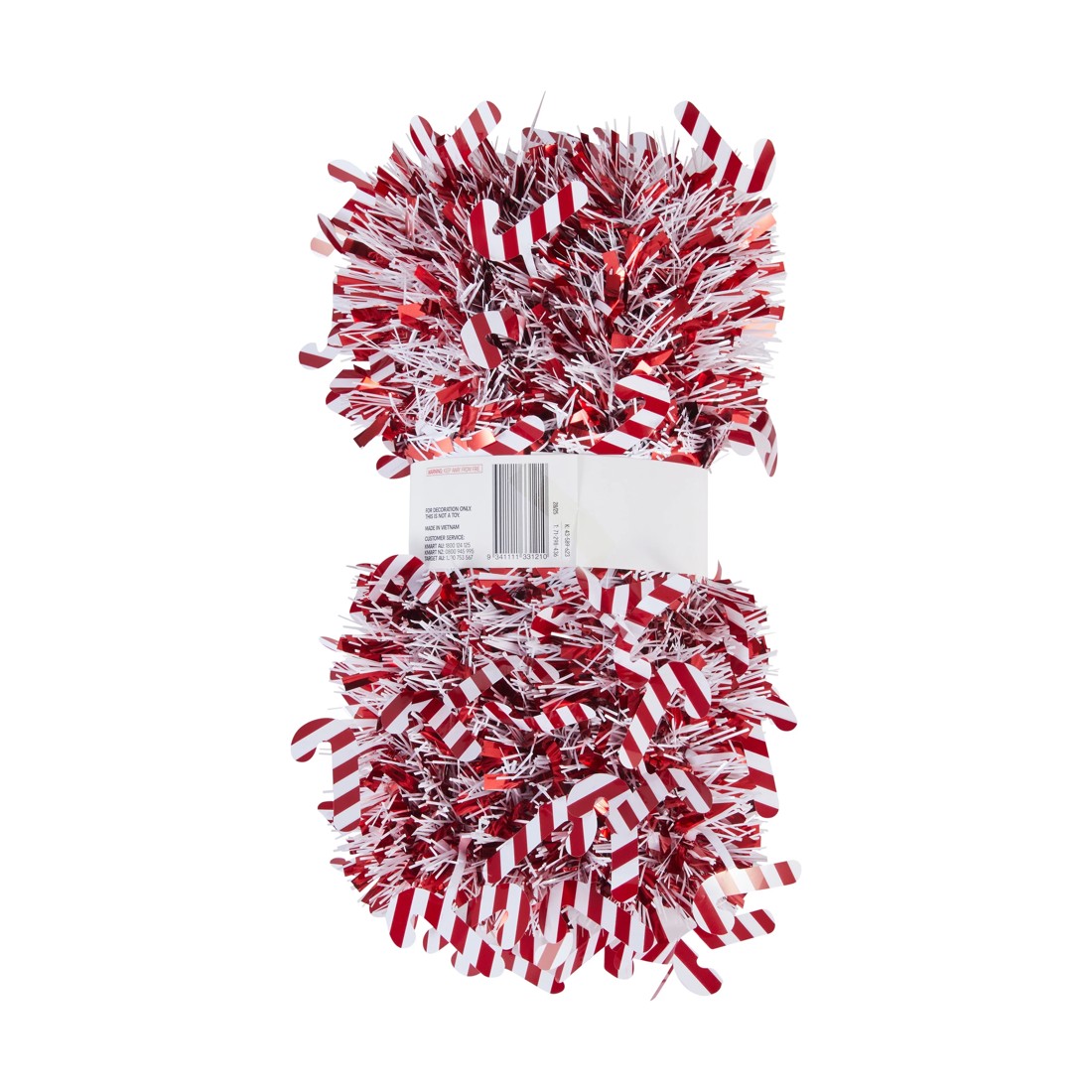 5 6m Candy Cane Christmas Tinsel, 5 of 5