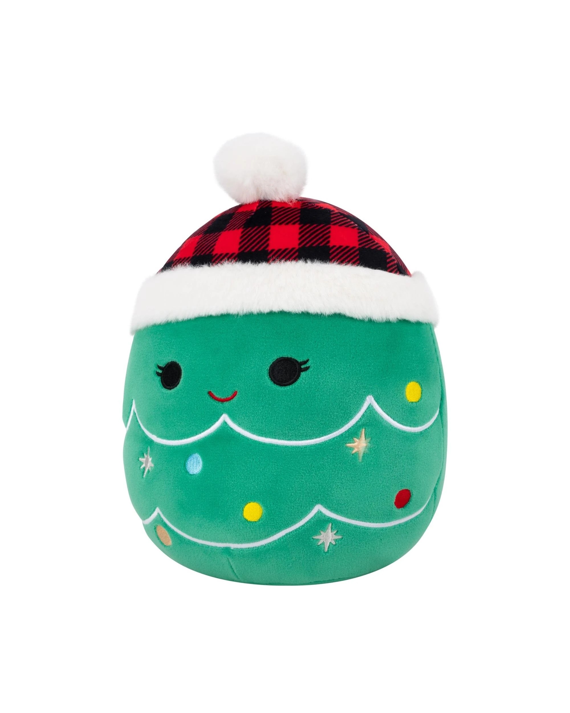 4 Squishmallows Christmas Leama the Christmas Tree with Hat 7.5 inch Plush, 4 of 5