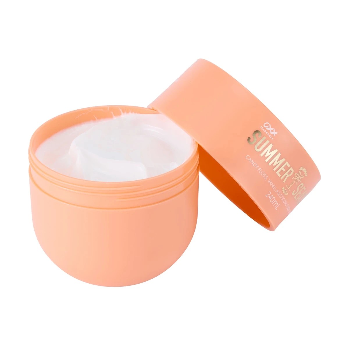 3 OXX Fragrance Summer Season Summer Solstice Body Butter 240ml - Candy Floss, Vanilla and Coconut, 3 of 6
