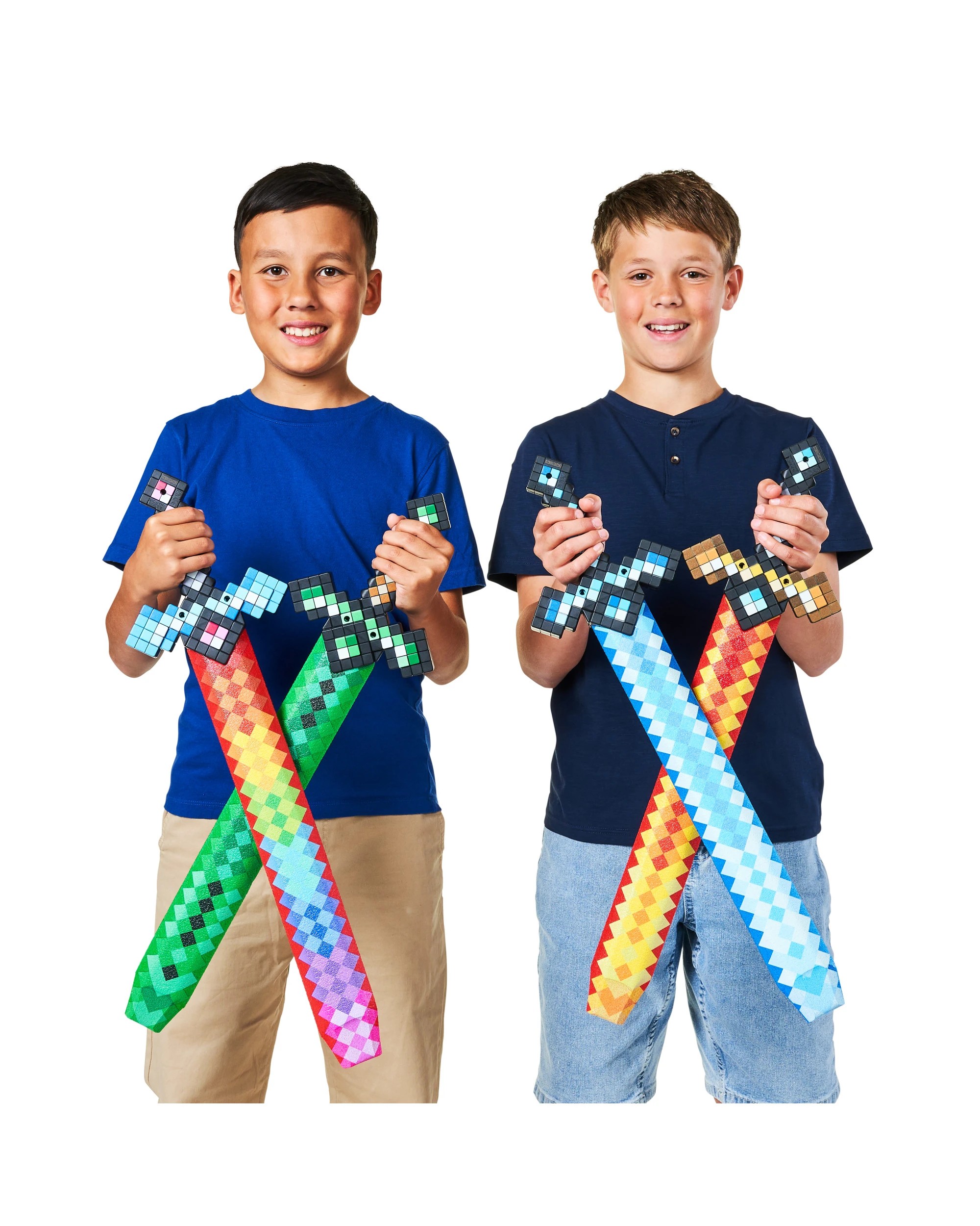 7 XSHOT Zuru X - Shot Role Play Pixel Sword - Assorted - Multi, 7 of 8