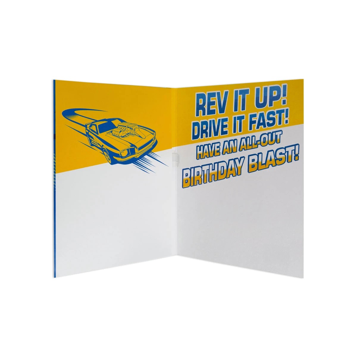 3 Hallmark Mattel Hot Wheels Interactive Birthday Card - All-Out Blast, 3 of 4