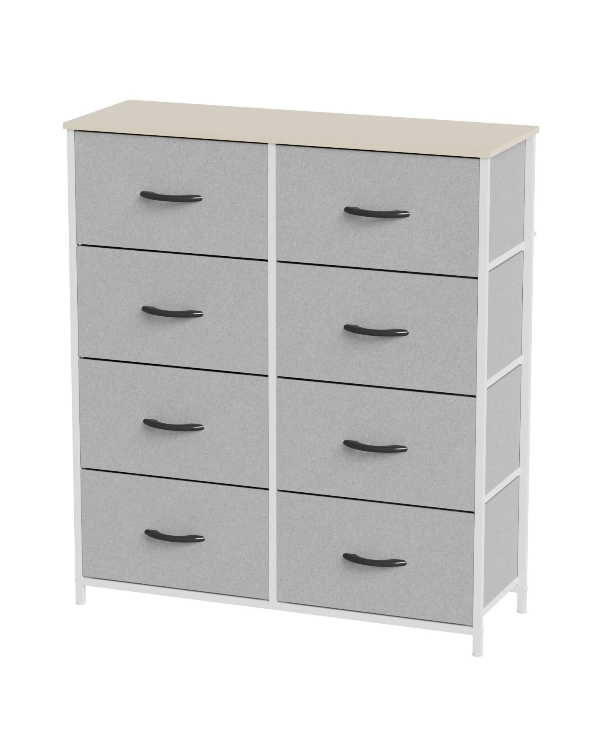 1 Advwin 8 Chest Of Drawers Storage Cabinet Fabirc Drawers
 - Grey, 1 of 5