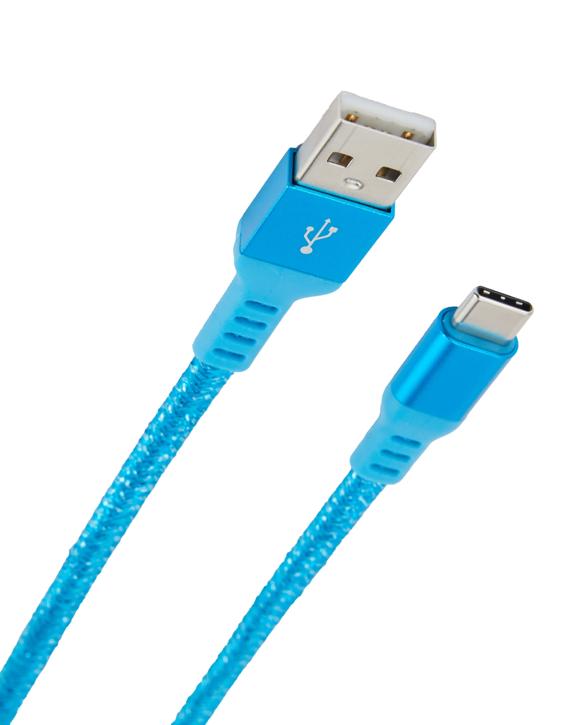 USBC Metal Cable 1m - Blue