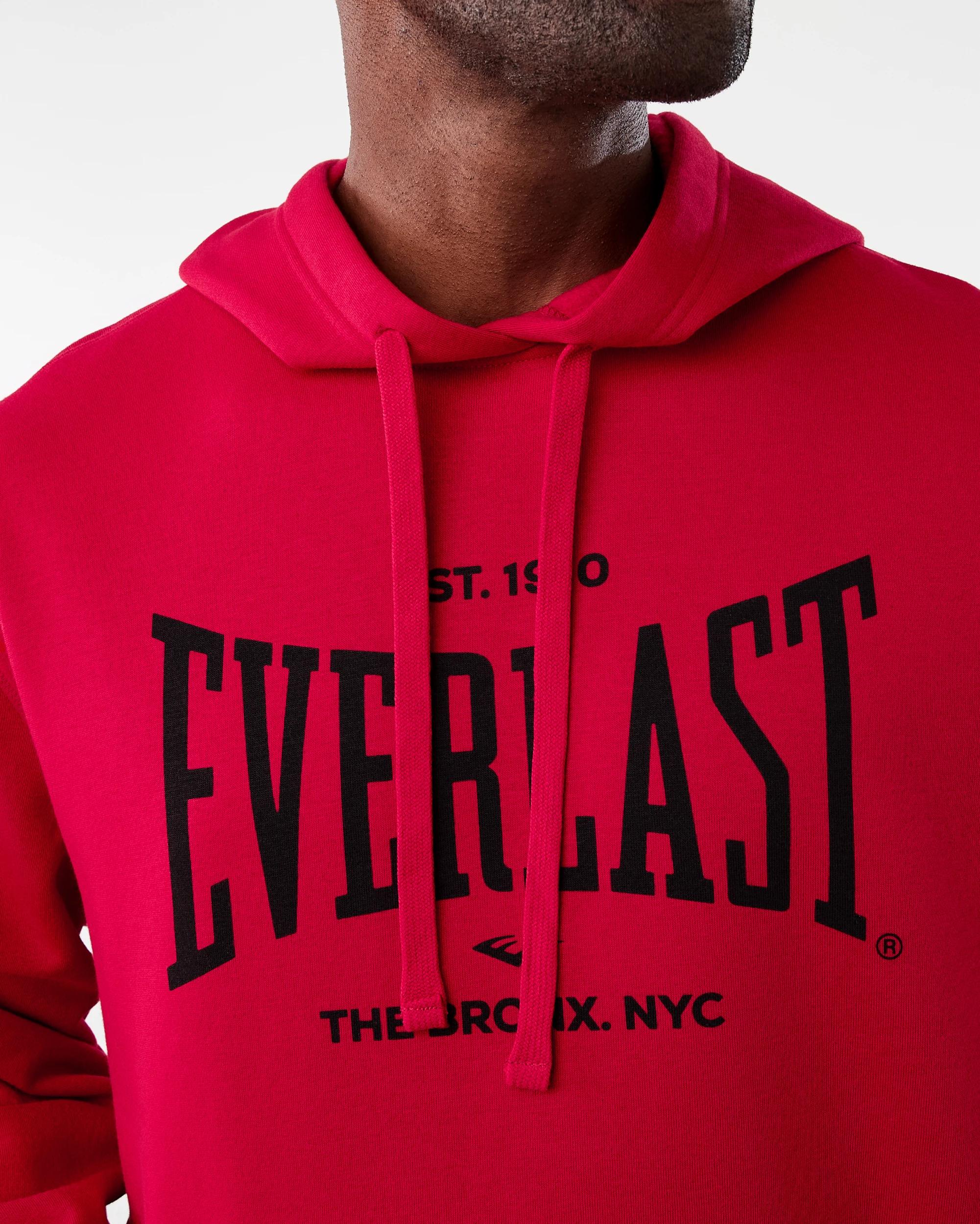5 Everlast Mens Bronx Hoodie Team Red, 5 of 8