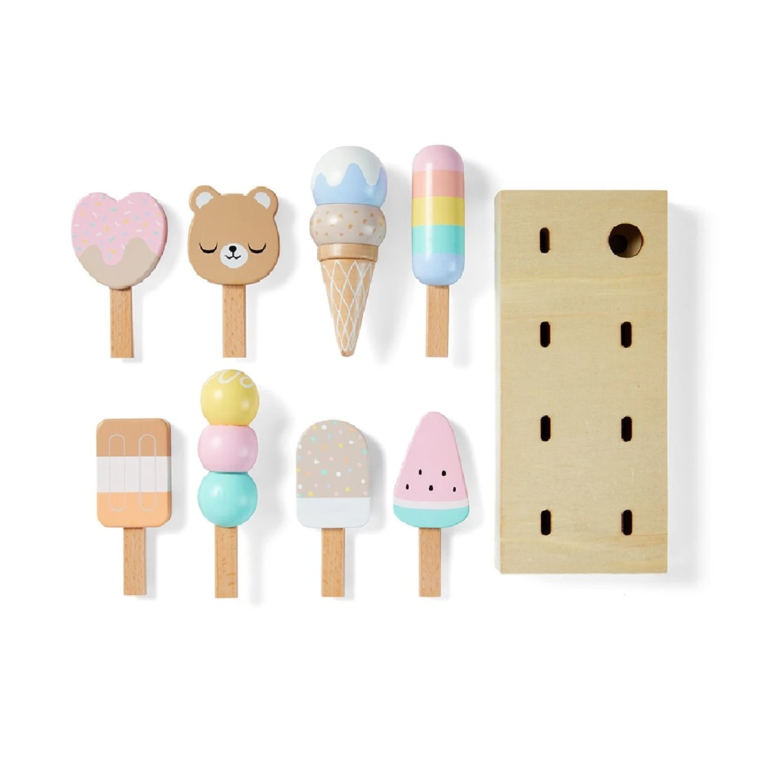 2 Wooden Ice Cream Tray, 2 of 10