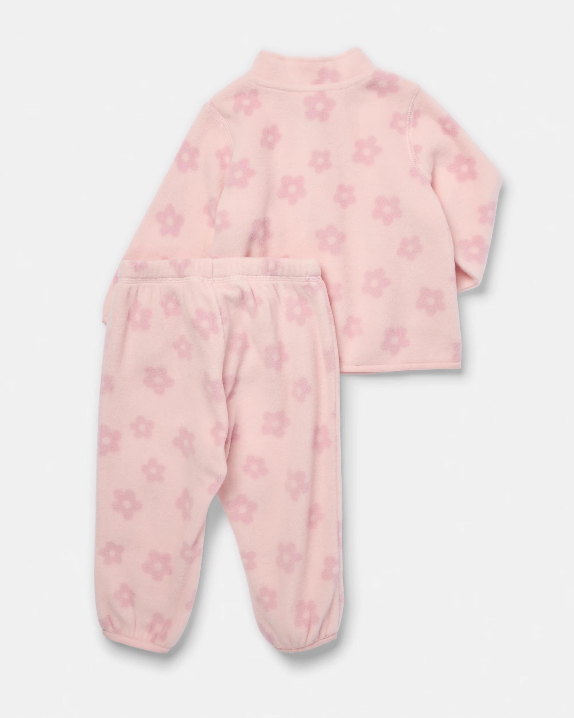 2 Polar Fleece Set Pink Bloom, 2 of 6