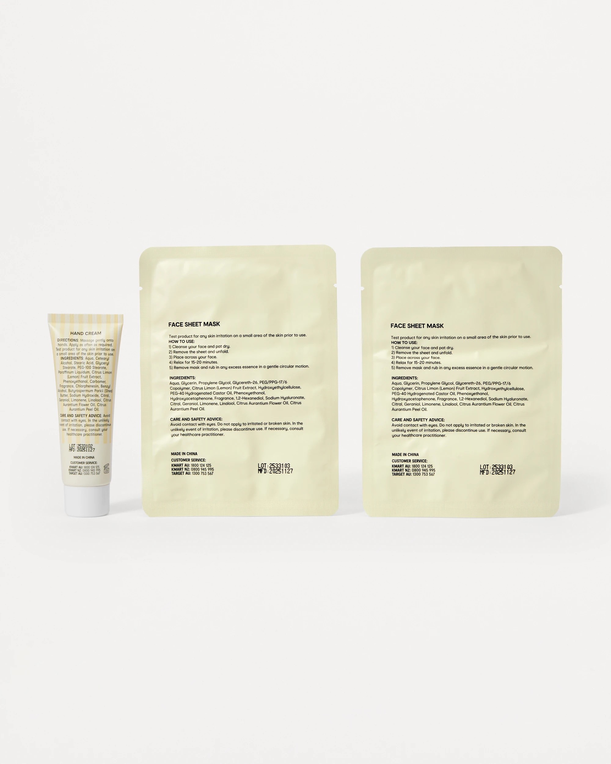 3 OXX Skincare Lemon Meringue Face Care Kit - Lemon Scented, 3 of 6