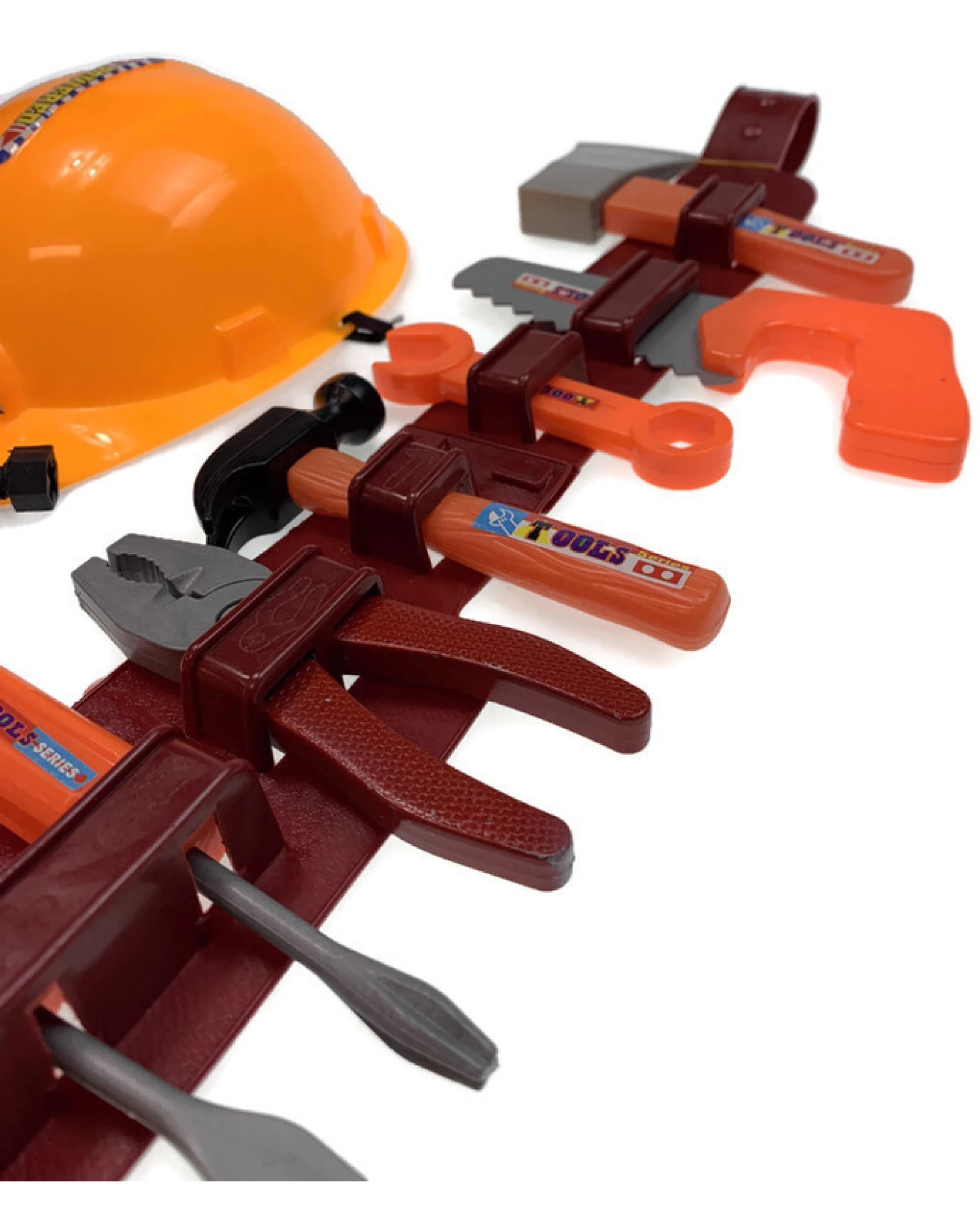 2 BR Costumes 11-Piece Builder Set with Construction Helmet and Tools for Kids, 2 of 4