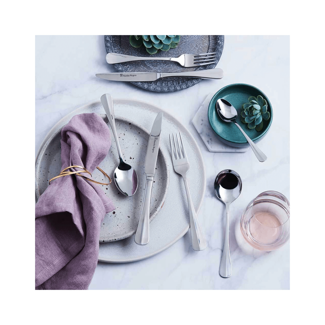 1 30pc Stanley Rogers Cambridge Stainless Steel Cutlery Family Dinner Party Set
 - Silver, 1 of 1