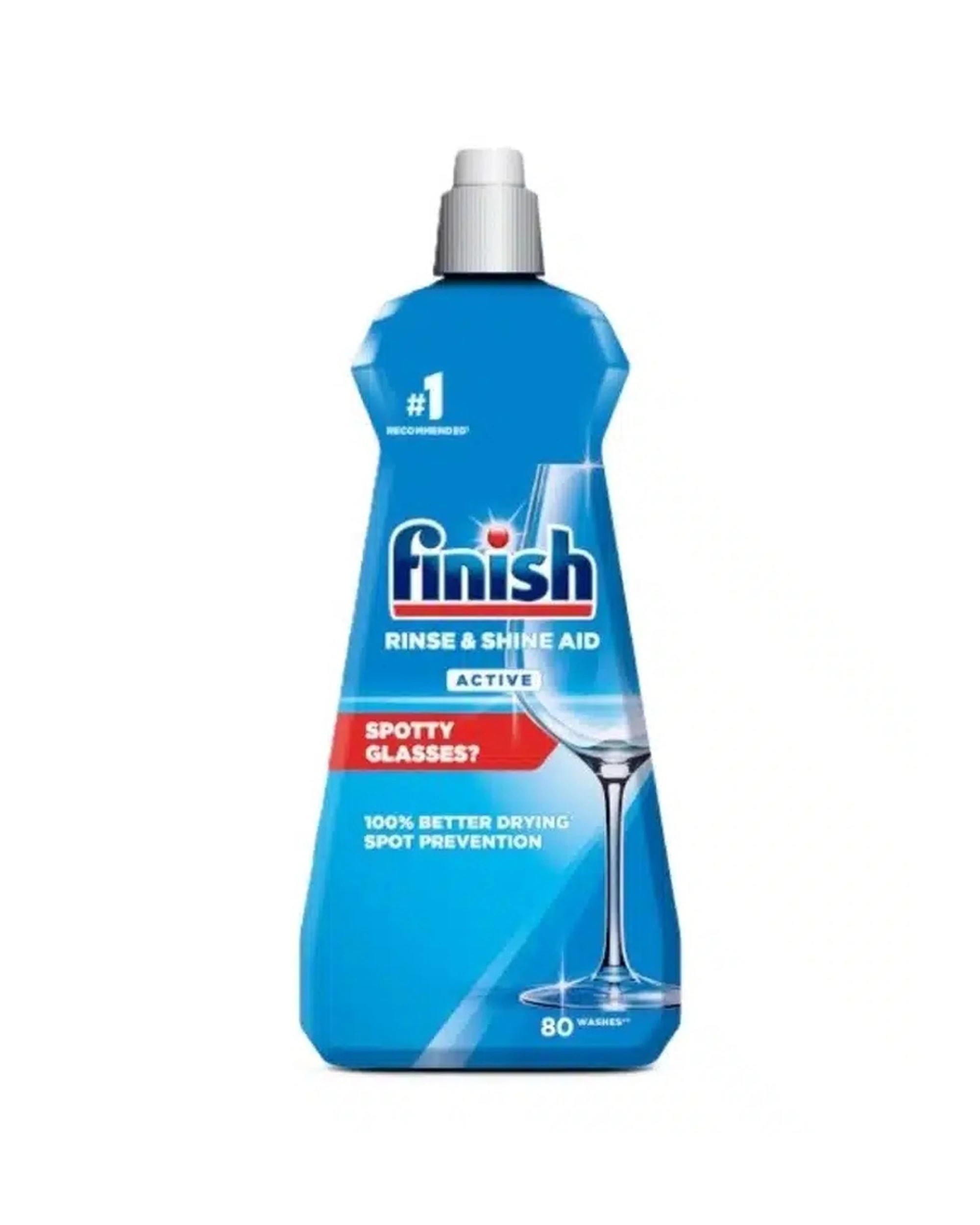 3 Finish 6PK Shine And Dry Dishwasher Liquid Rinse Aid 400ml 80 Washes Pack, 3 of 3