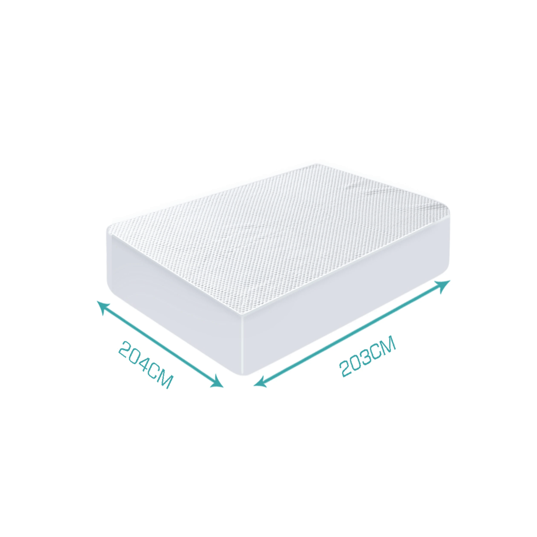 3 Dreamz Cooling Mattress Protector Super King, 3 of 6