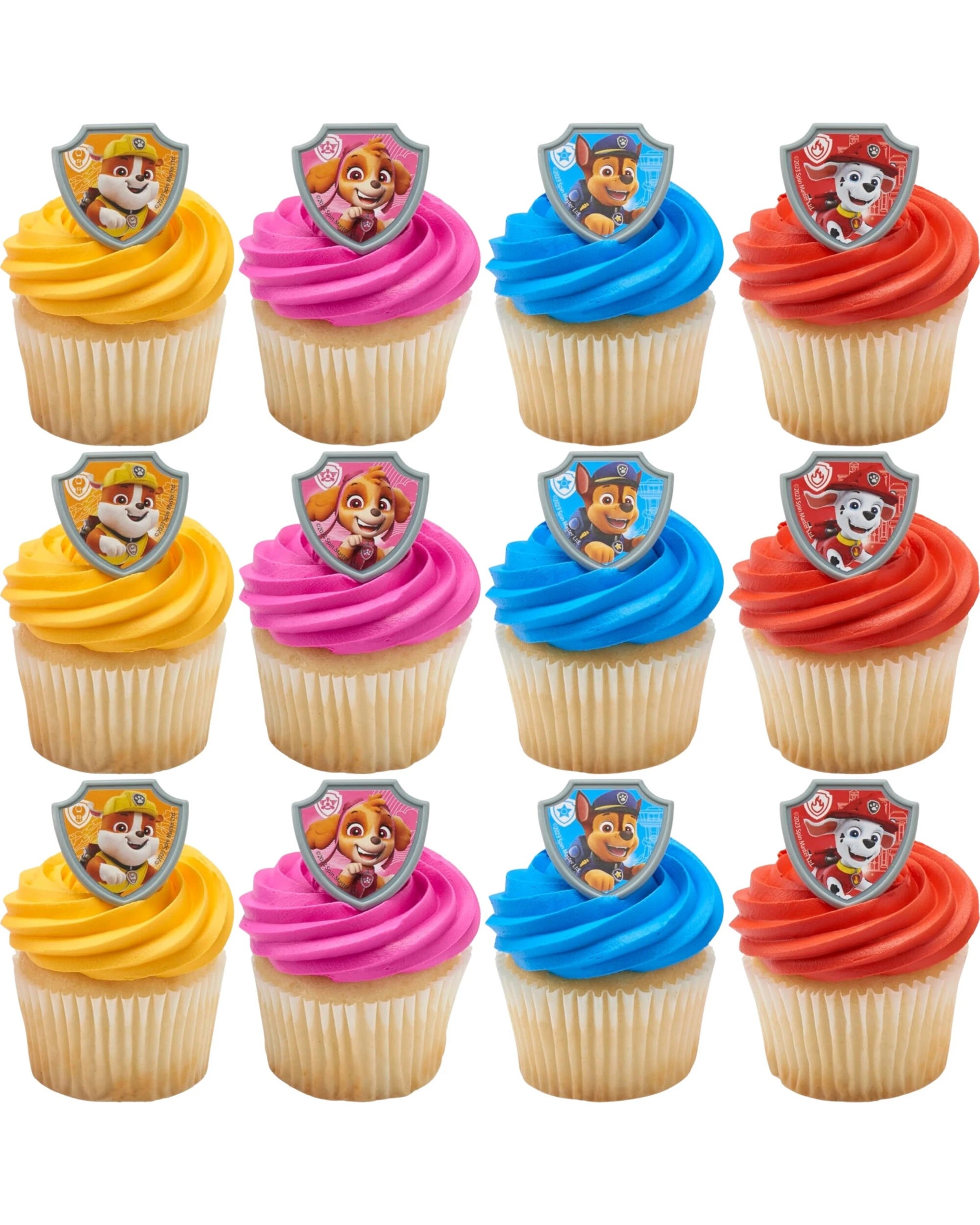 1 DecoPac Paw Patrol Cupcake Rings Pack of 12, 1 of 3
