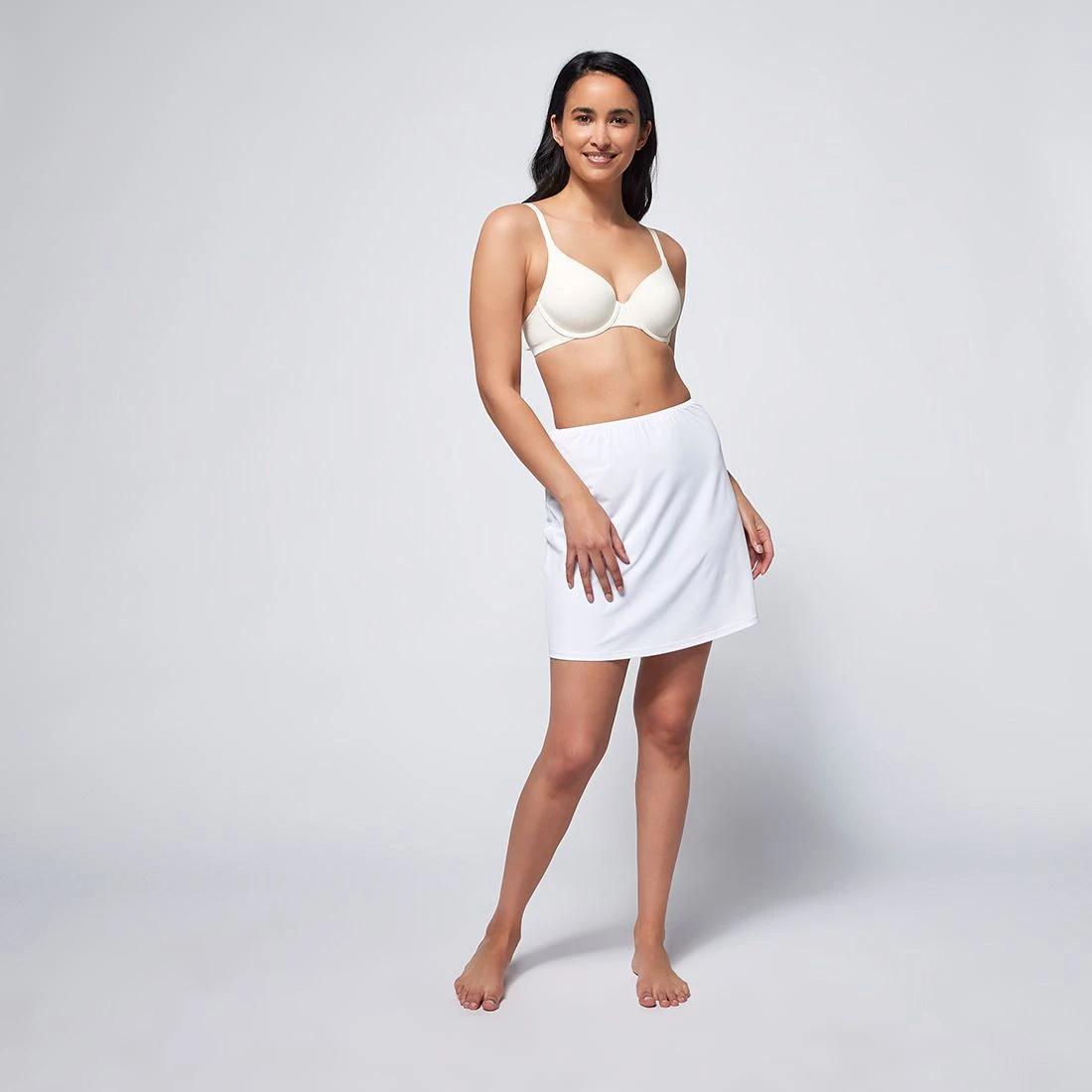 4 Target Micro Mini Half Slip WHITE, 4 of 5