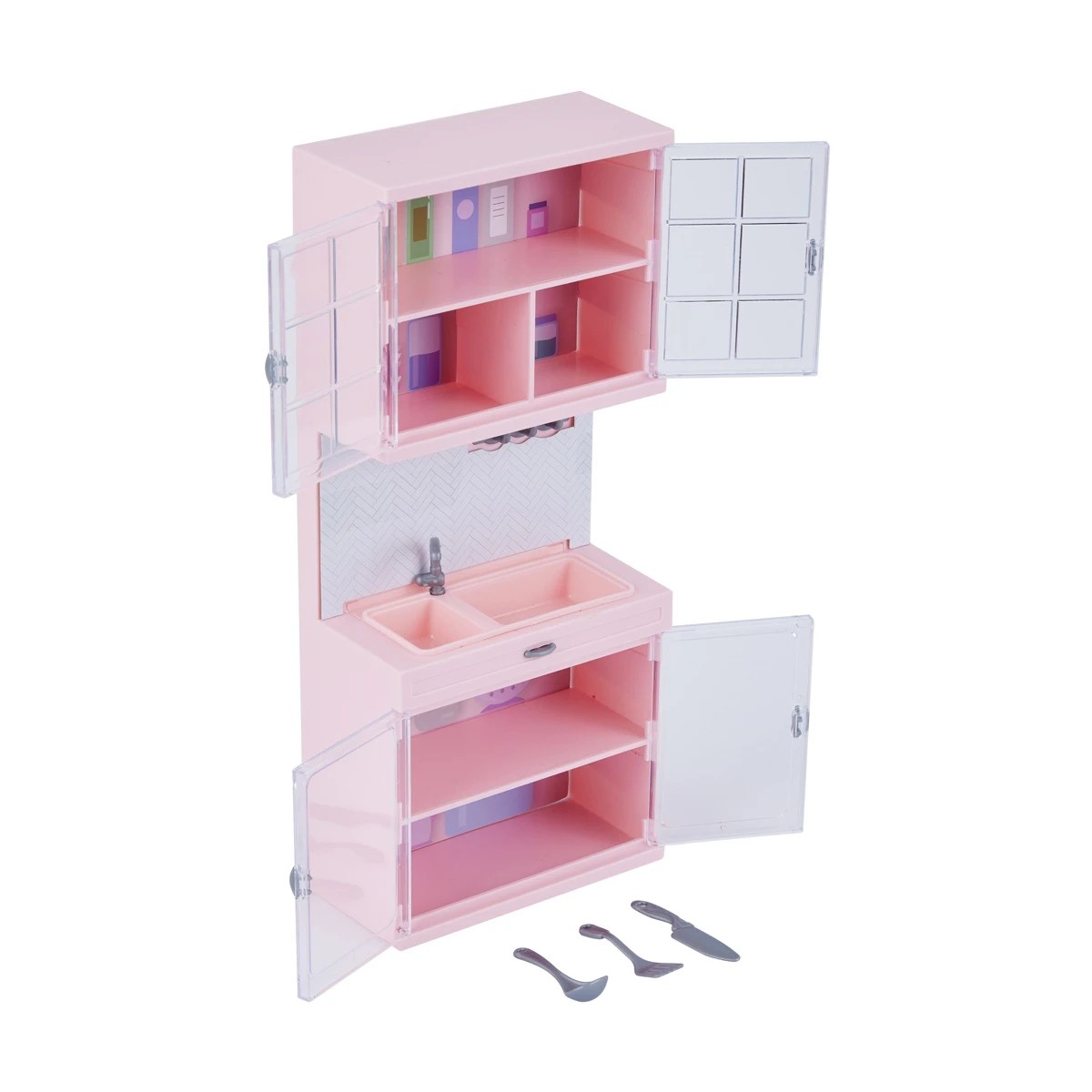 8 12 Piece Fashion Doll Kitchen Set, 8 of 10