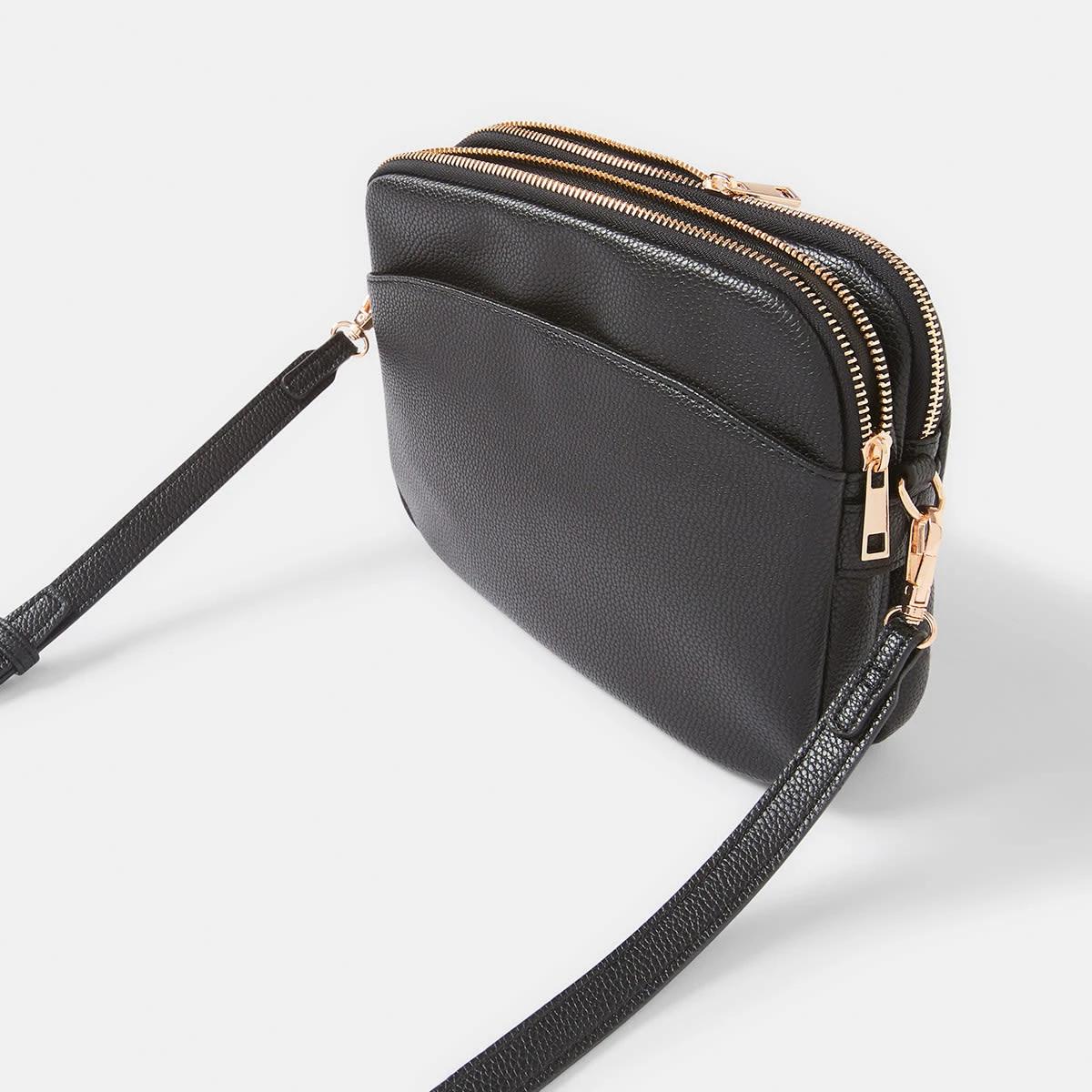 3 Multi-Pouch Crossbody Bag Black, 3 of 6