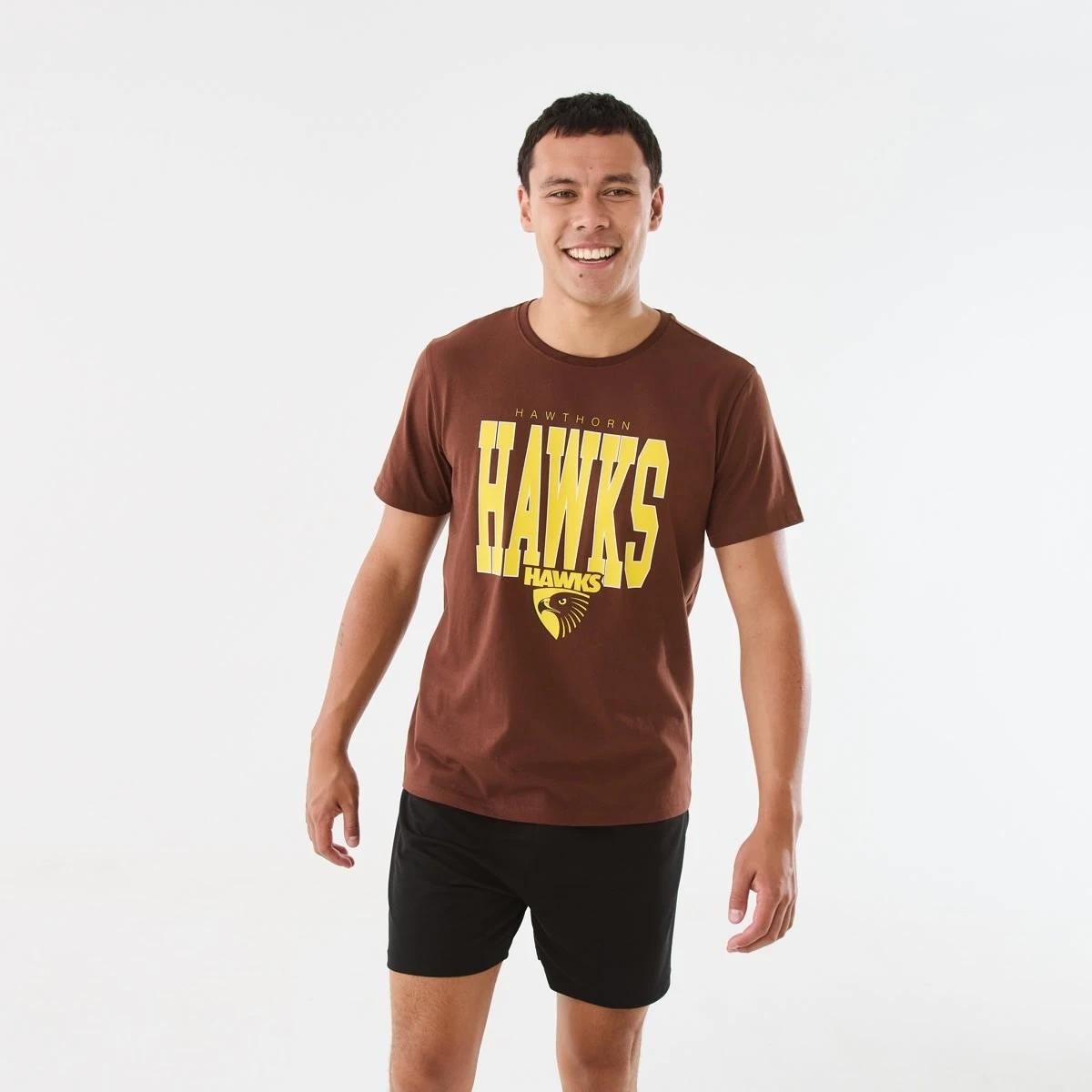1 Official AFL Adult T-shirt Hawthorn, 1 of 5