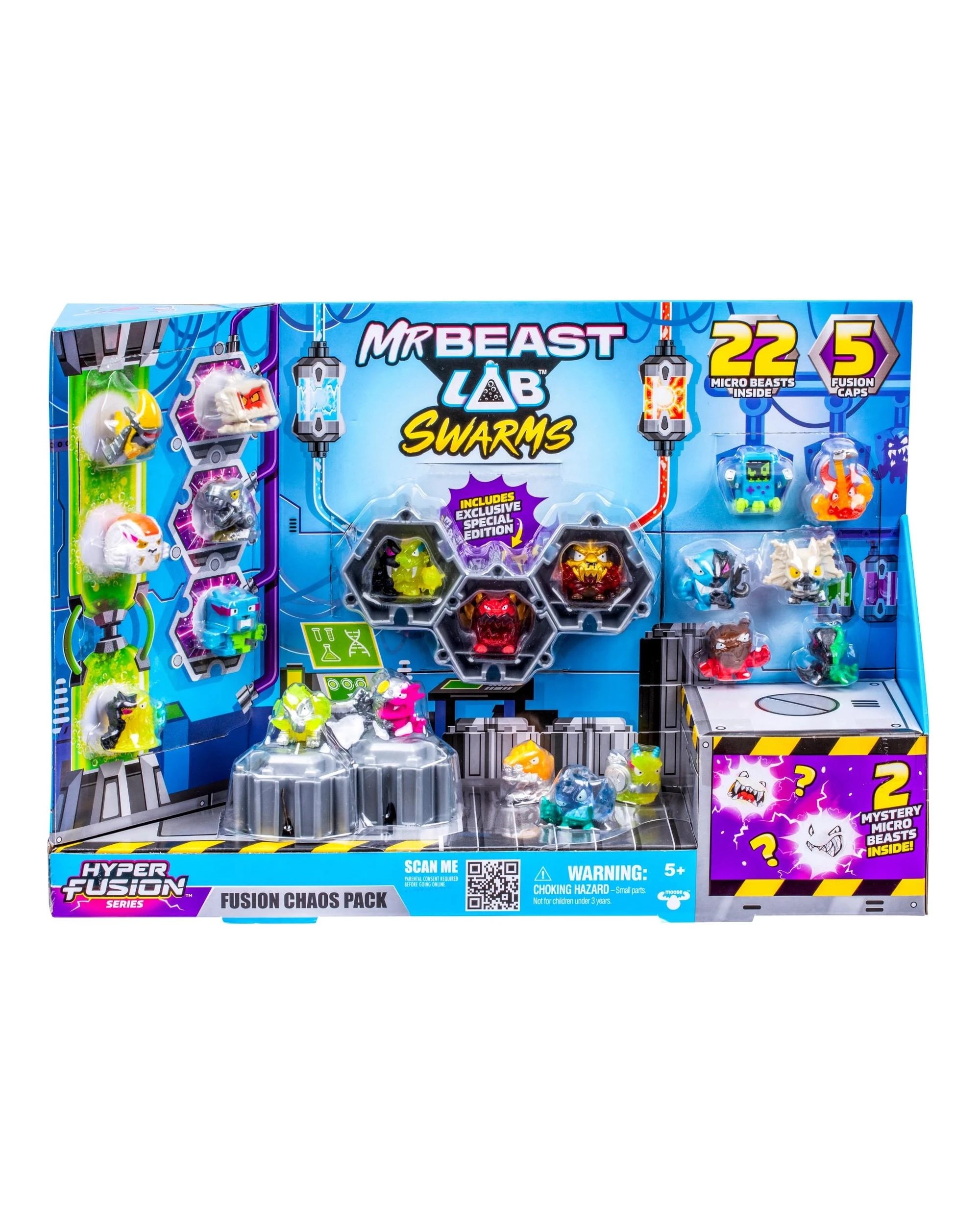 3 Mr Beast Lab Swarms S3 Hyper Fusion Series Fusion Chaos Pack, 3 of 7
