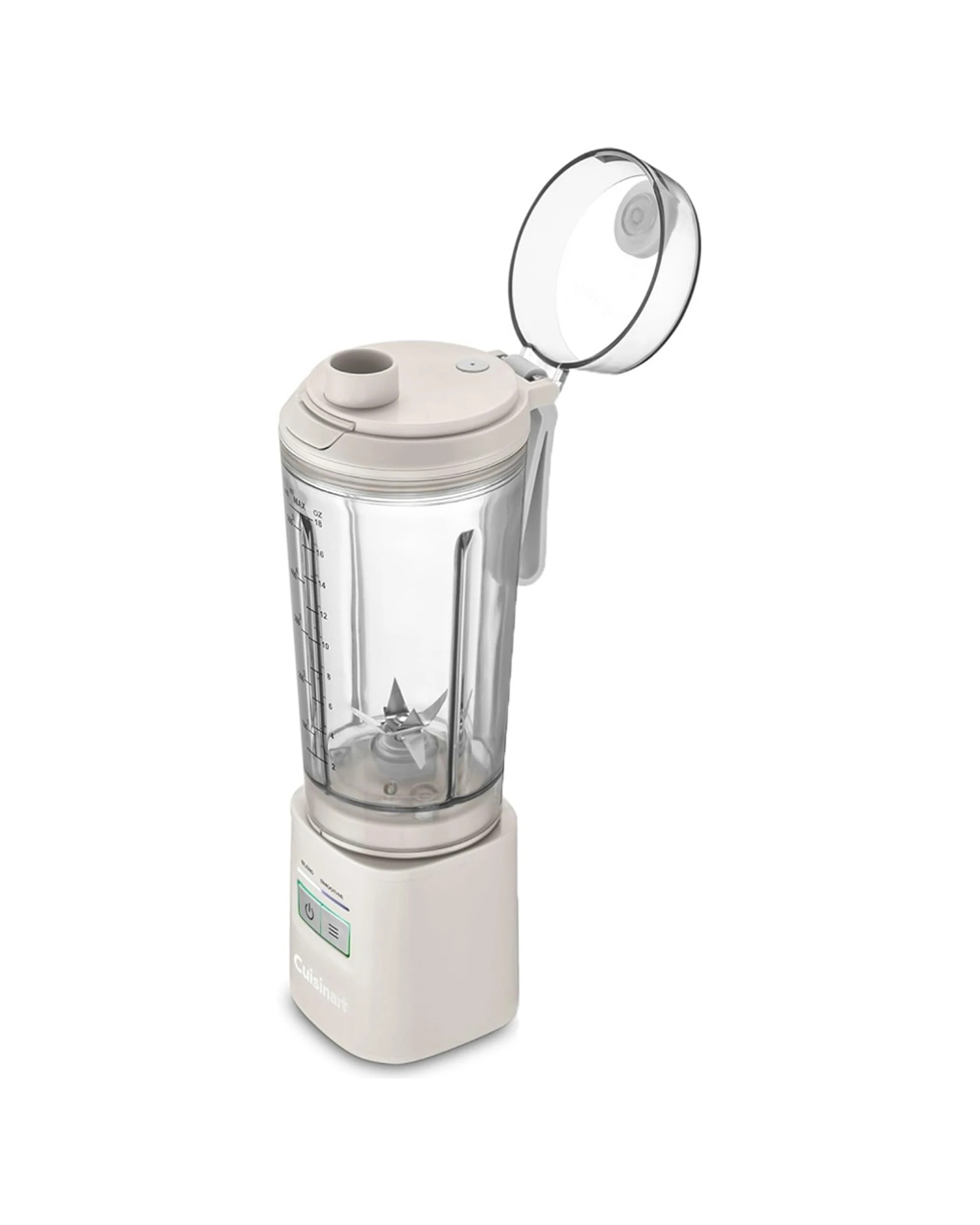 2 Cuisinart Blast & Go Cordless Portable Blender With 500ml Travel Cup - Silver, 2 of 6