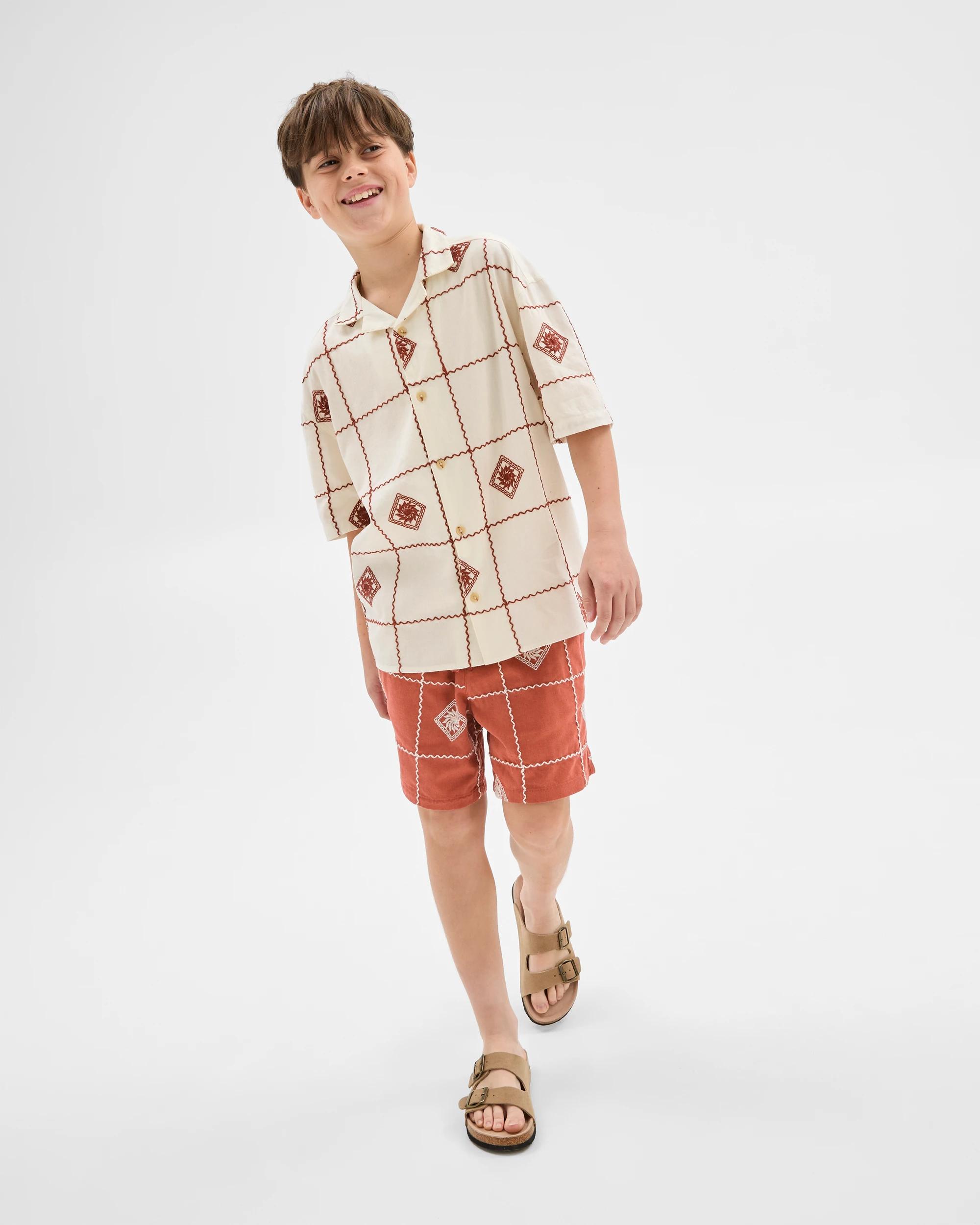 3 Target Embroidery Shirt WHITE, 3 of 6