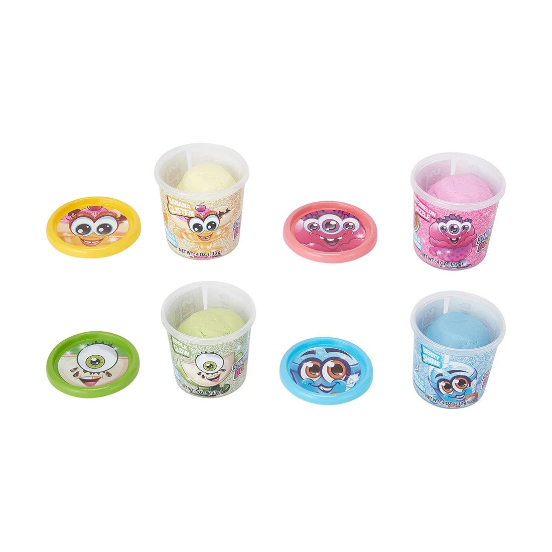 3 4 Pack Scentos Doughrrific Shimmer Dough Tubs, 3 of 5