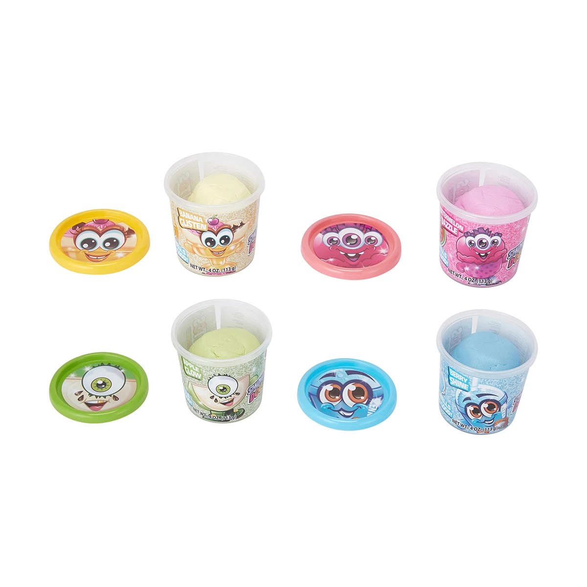 3 4 Pack Scentos Doughrrific Shimmer Dough Tubs, 3 of 5