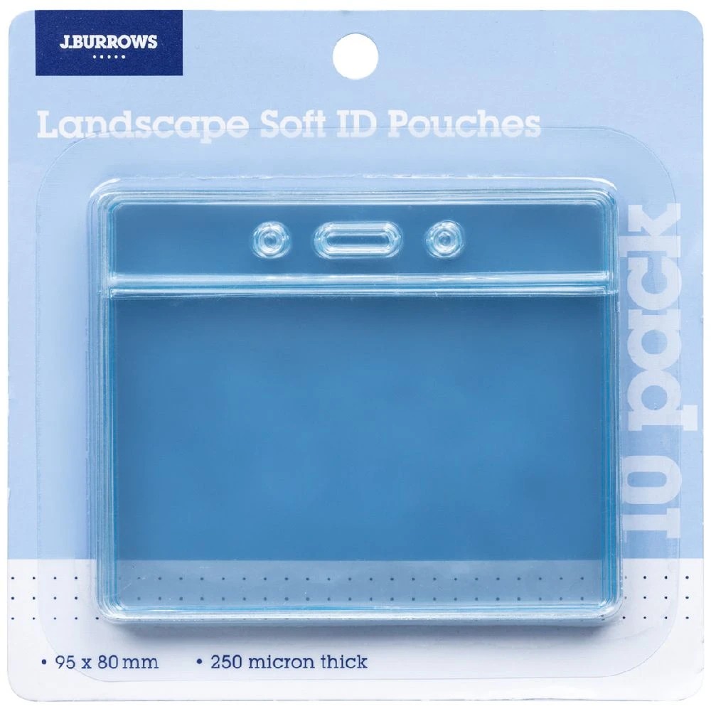 1 J.Burrows Soft ID Pouch Landscape 10 Pack, 1 of 2