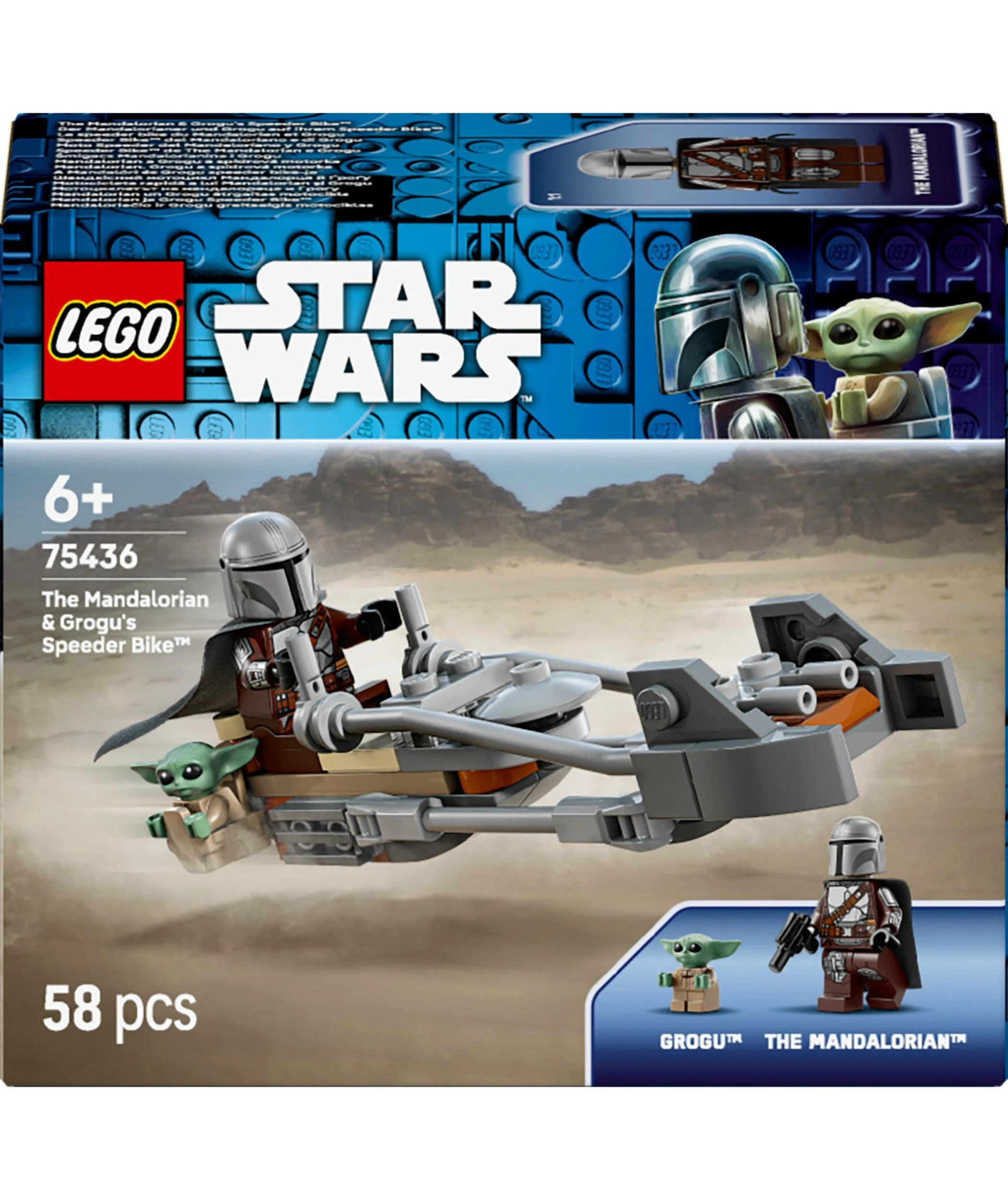 1 LEGO Star Wars The Mandalorian & Grogu's Speeder Bike 75436, 1 of 10