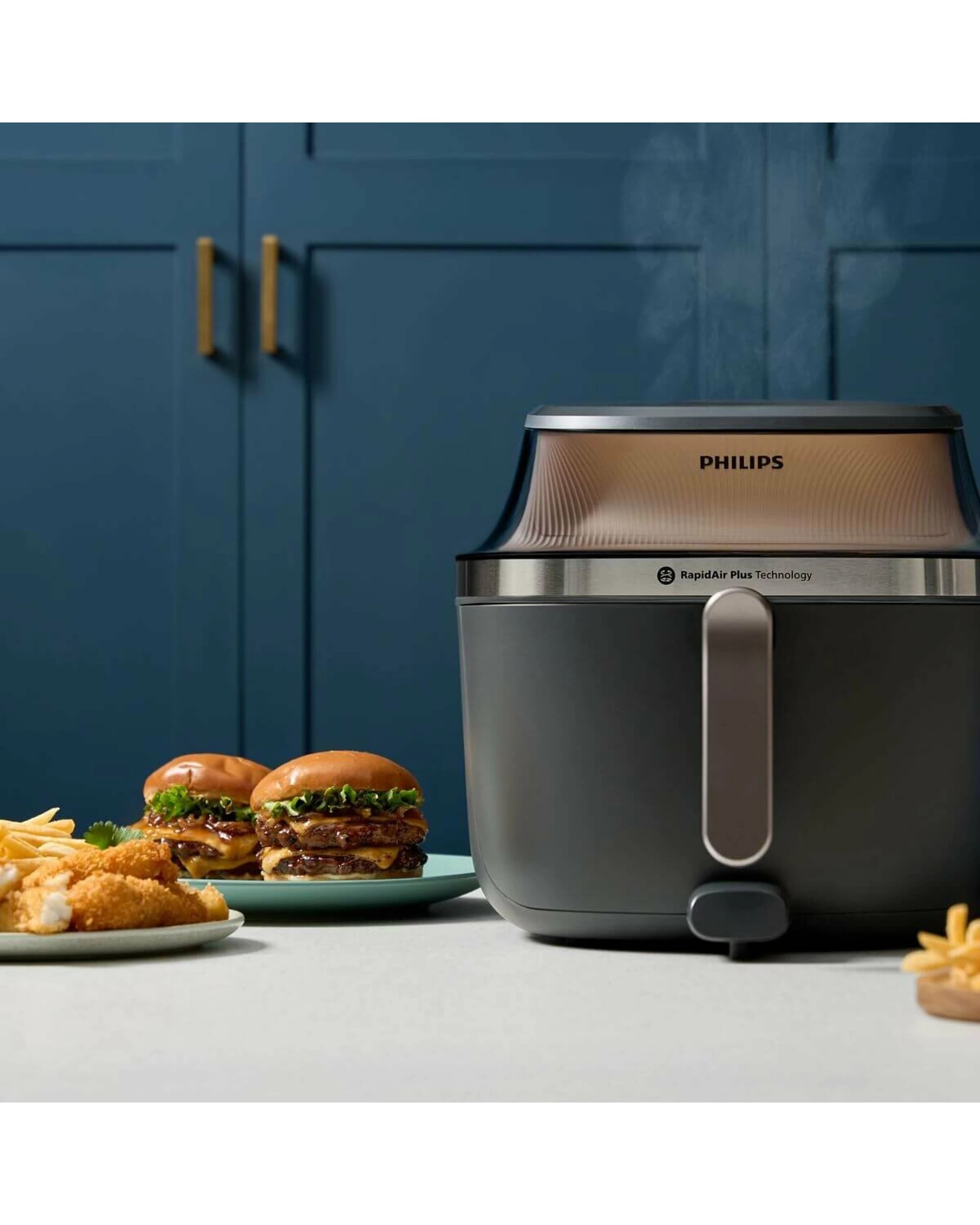 5 Philips 5000 Series 7.2L XXL Airfryer with Steam Black, 5 of 7