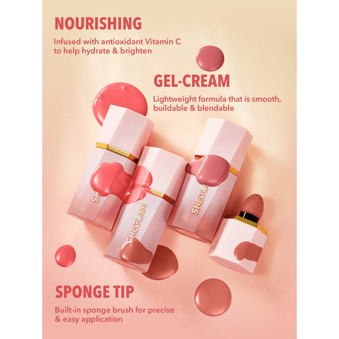 4 SHEGLAM Color Bloom Liquid Blush - Love Cake, 4 of 6