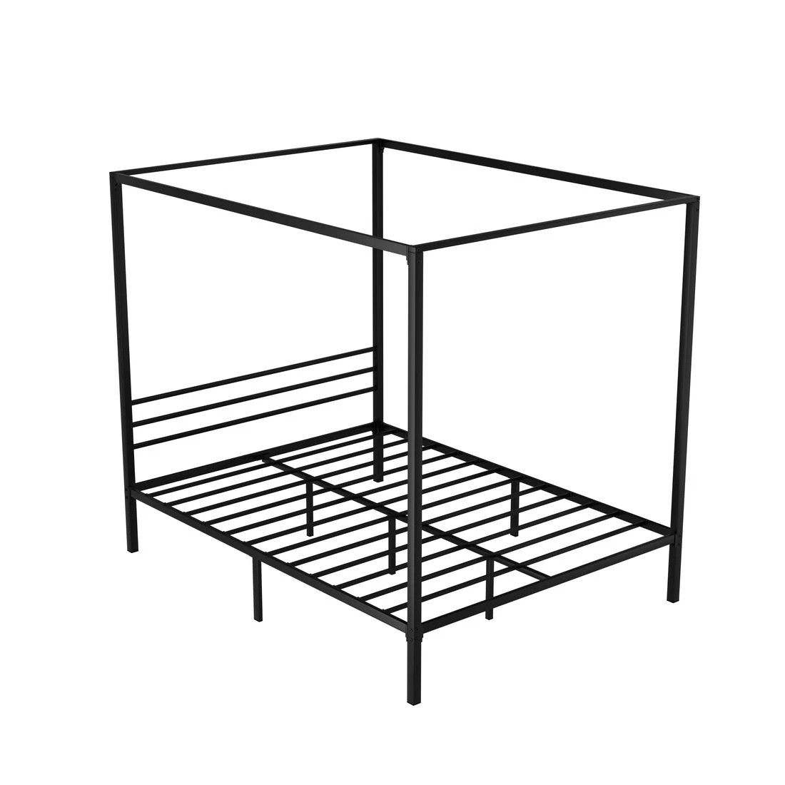 1 Artiss Bed Frame Queen Size Metal Frame POCHY - Black, 1 of 7