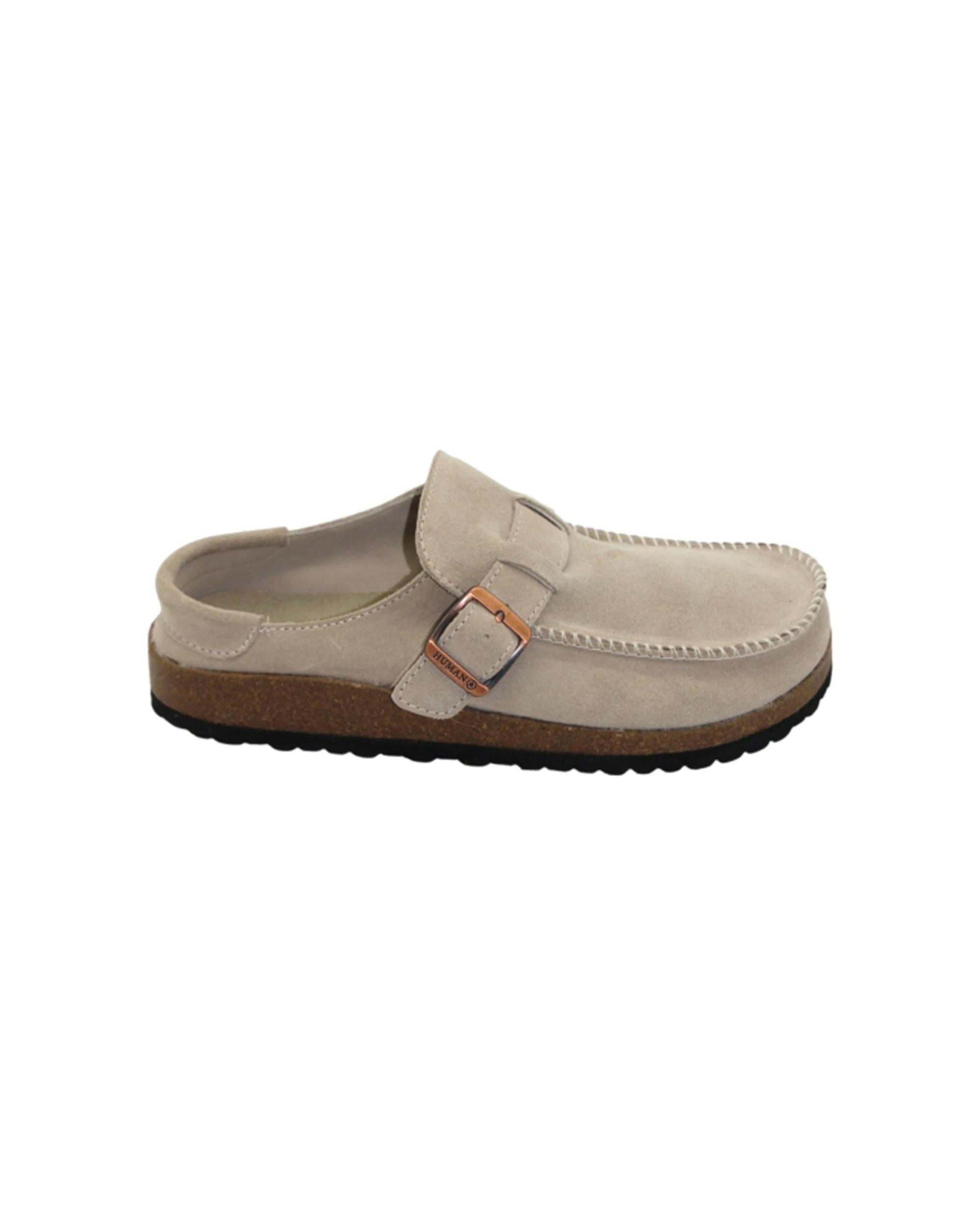 1 Human Shoes Winnie Women's Moccasin Slip-ons Moulded Sole Vintage Green Suede SAND SUEDE, 1 of 4