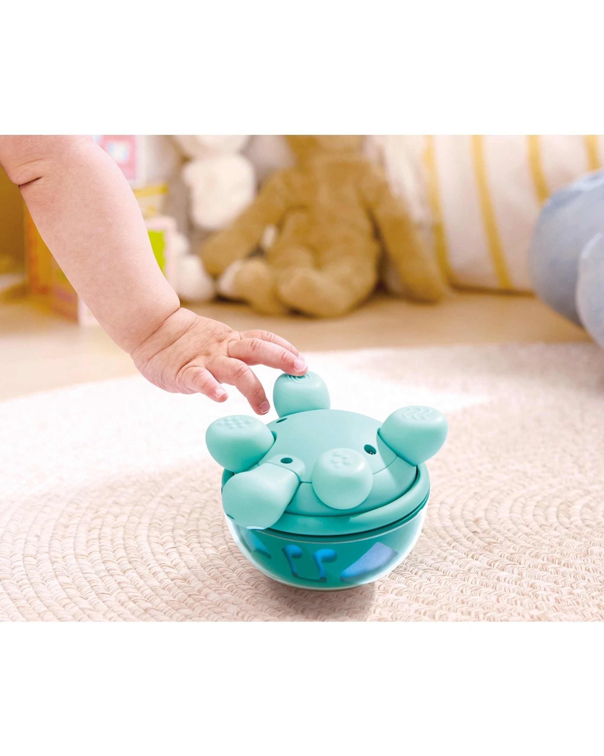 4 Hape Twist & Tune Turtle Musical Rotating Shell Baby Activity Toy - Multi, 4 of 4