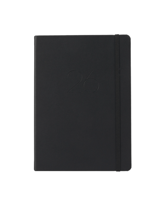 2026 Weekly Diary - Black
