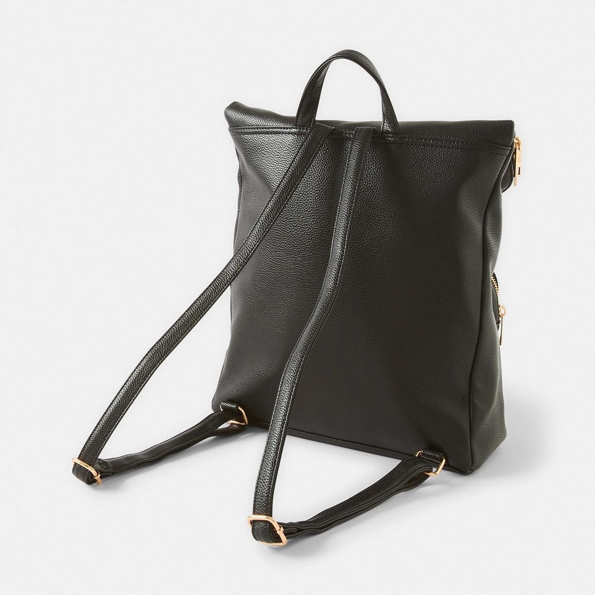 2 Top Handle Backpack Black, 2 of 4