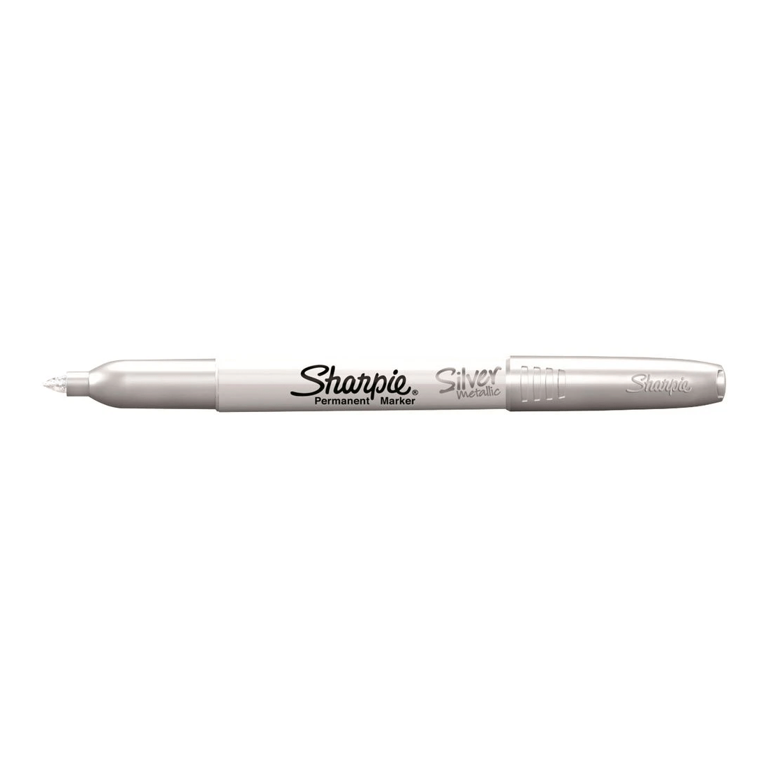 1 Sharpie Fine Permanent Marker Metallic Silver, 1 of 7
