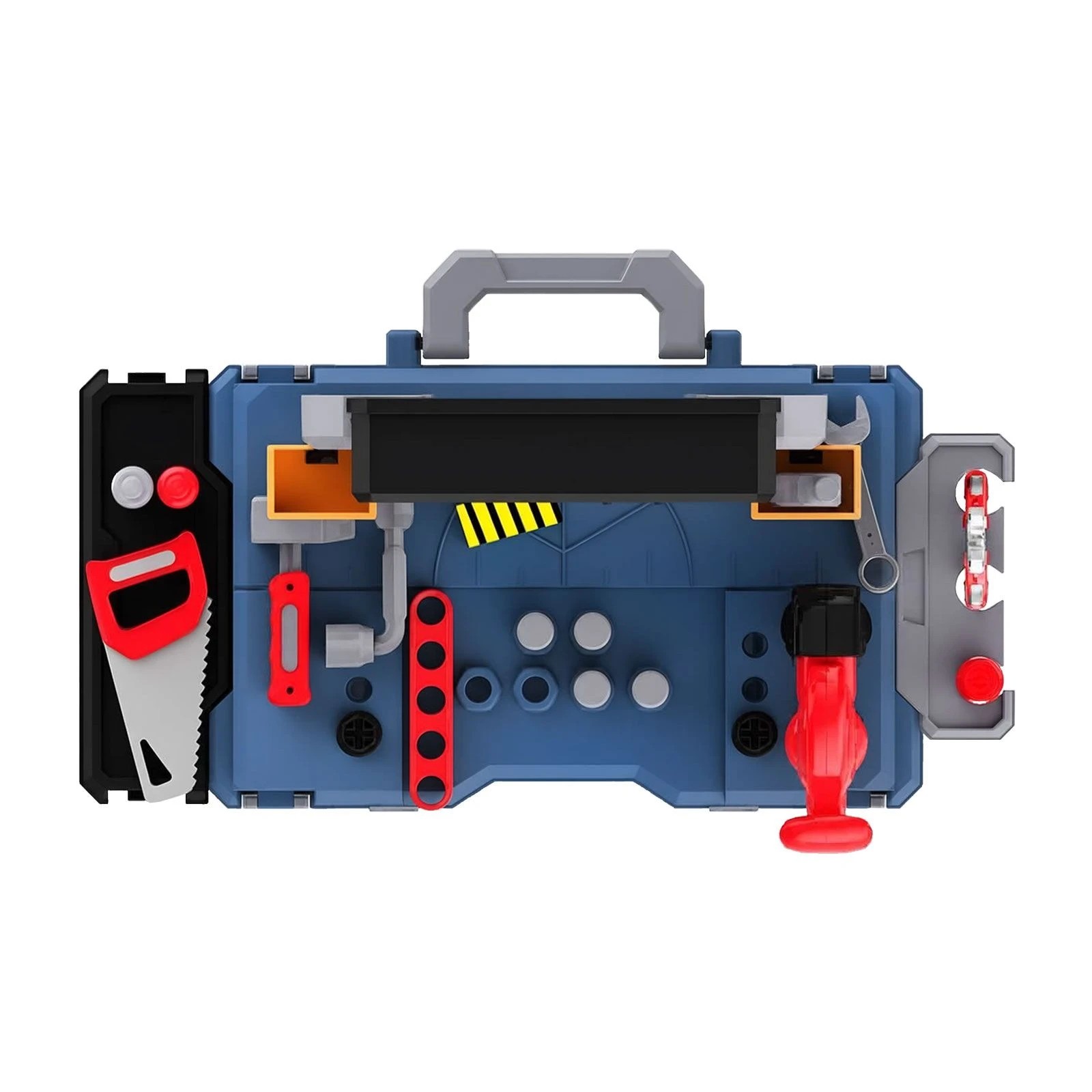 5 Ausway 65PCS Portable Kids Tool Workbench Set with Screws and Carry Case, 5 of 7