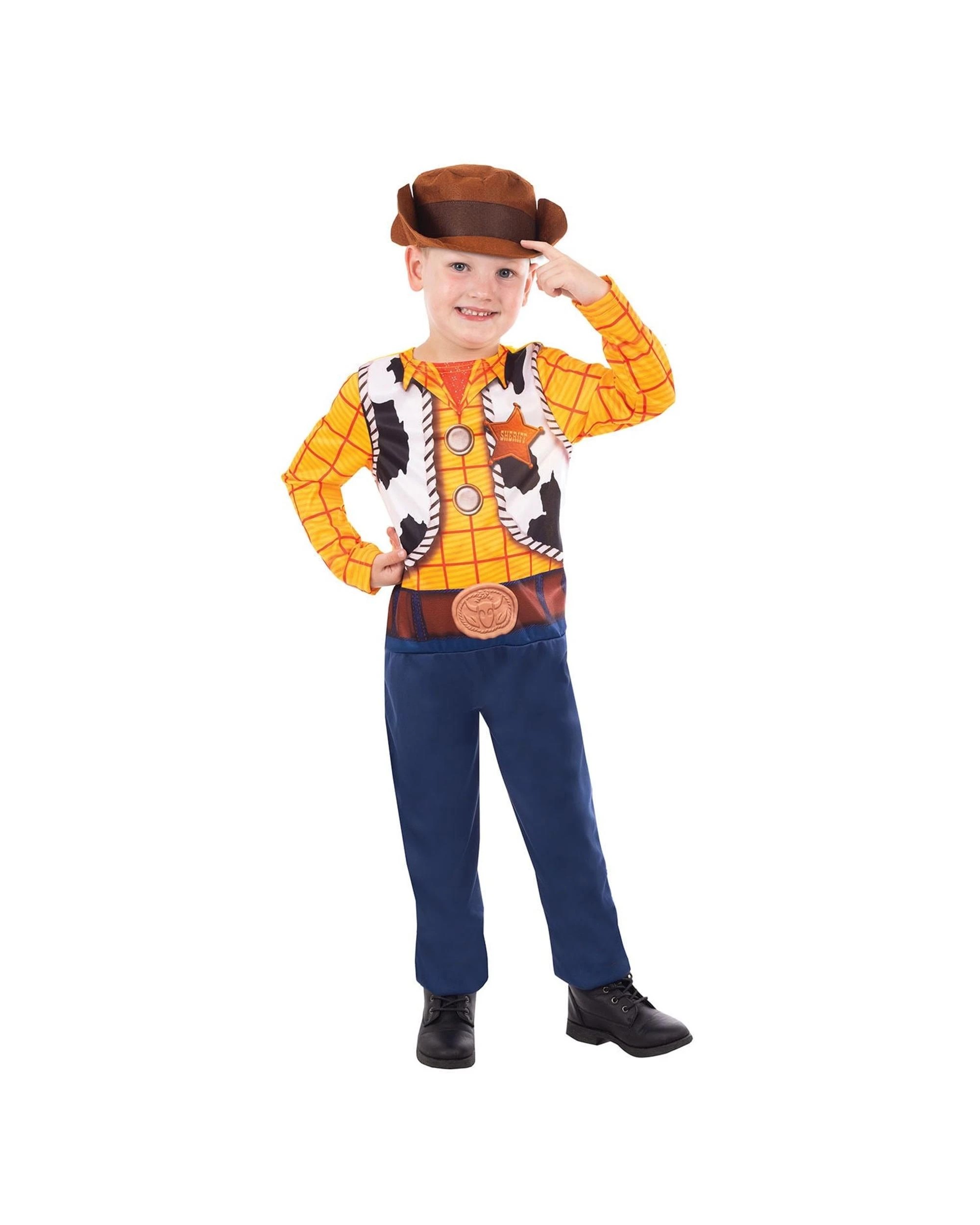 3 Disney Pixar Toy Story Woody Child Costume Size 6-8 Years, 3 of 4