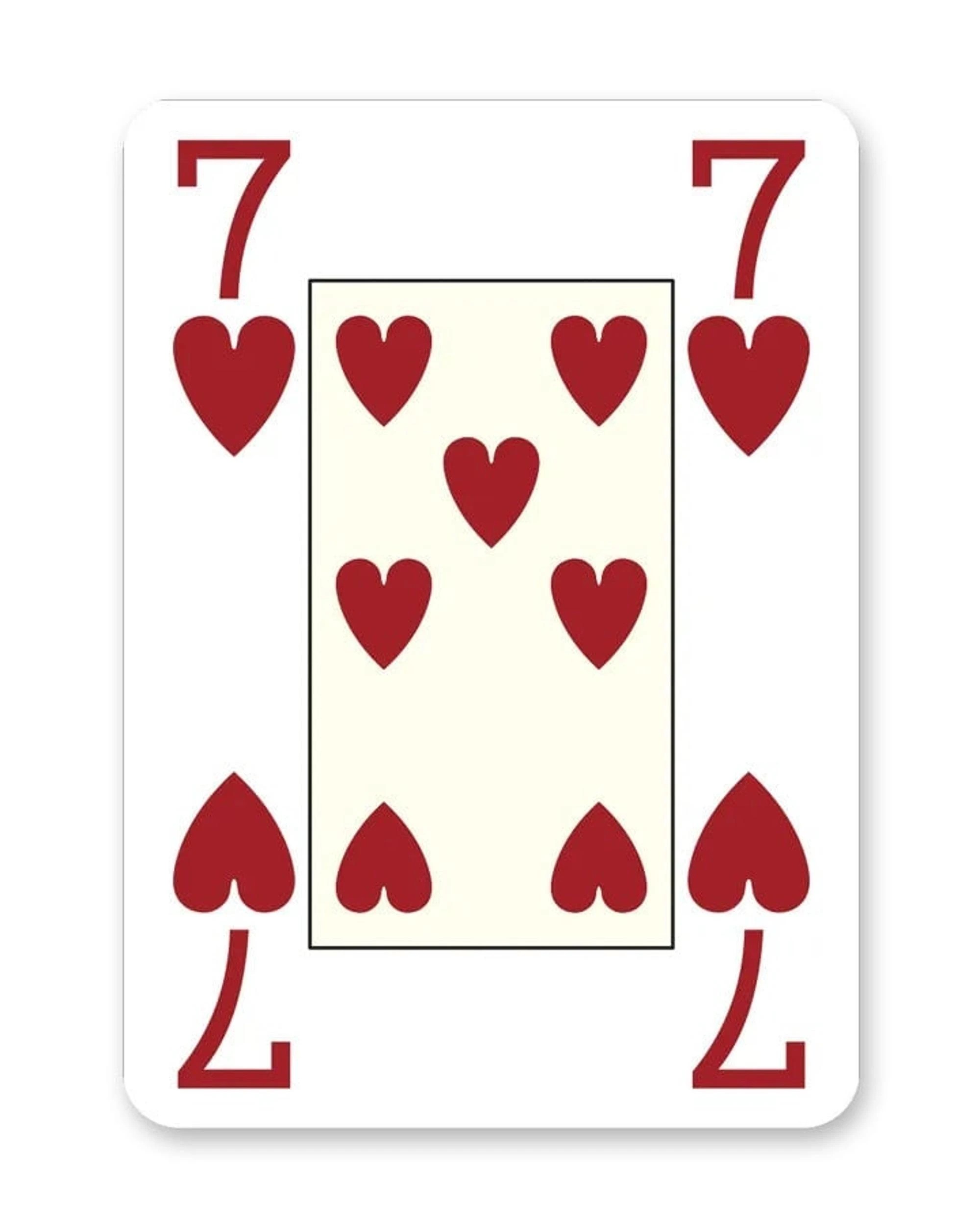 2 Modiano Poker 100% Plastic 4 Index Jumbo Red Cards - Red, 2 of 3